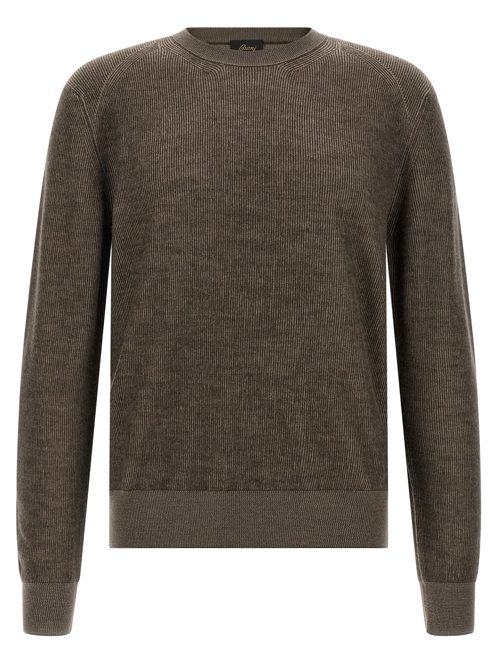 Brioni Brown Cashmere Cardigan