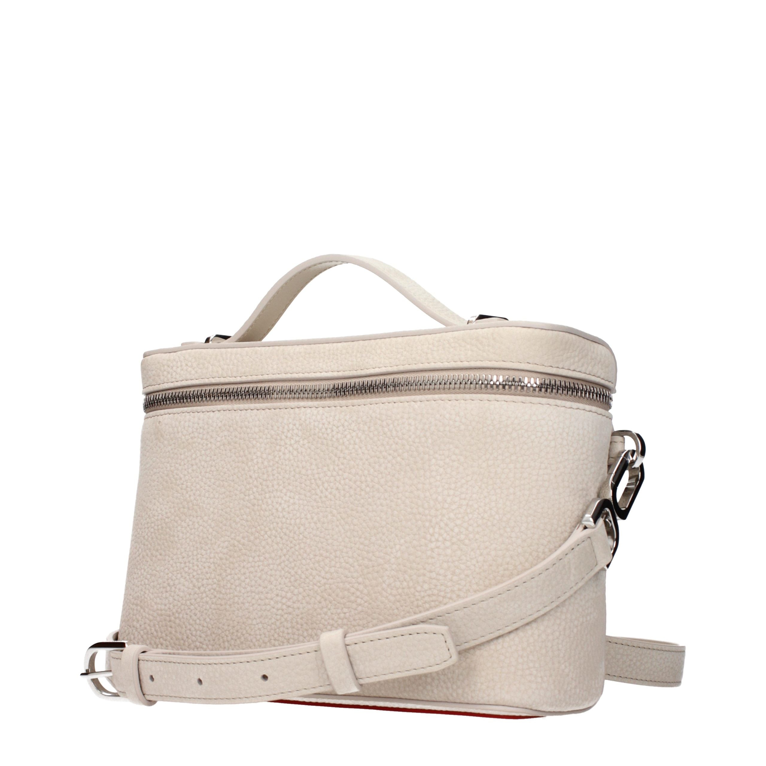 Christian Louboutin Beige Leather Handbag - Timeless Luxury Elegance
