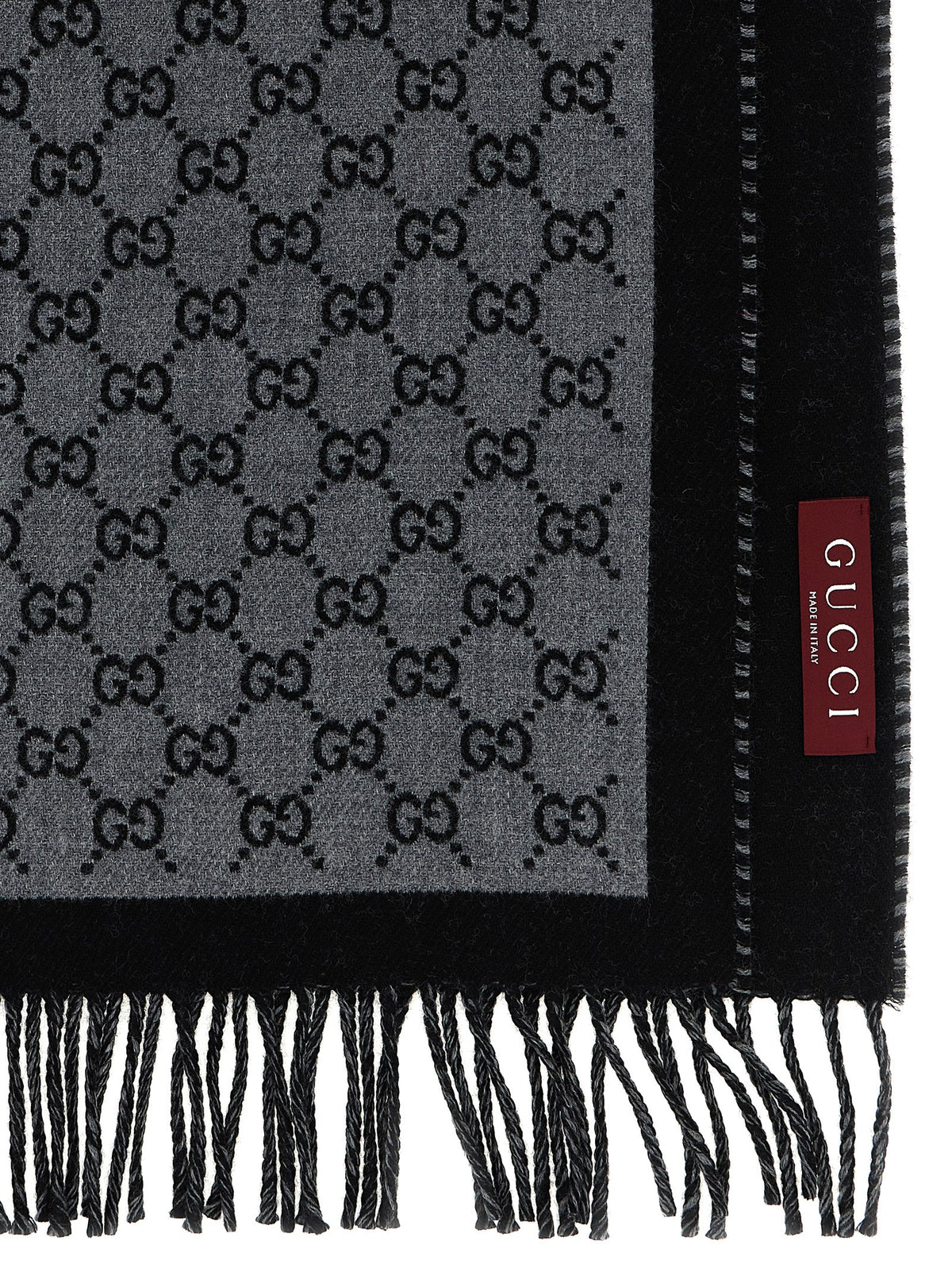 Gucci Gray Wool Scarf - Timeless Luxury for the Discerning