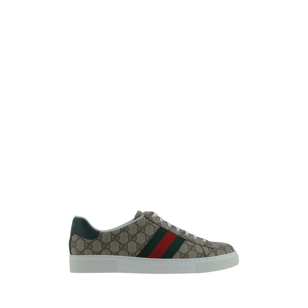 Elevate your style with Gucci Beige Polyethylene Low Top Sneakers from the AW26 collection, where luxurious materials meet exquisite craftsmanship for timeless sophistication.