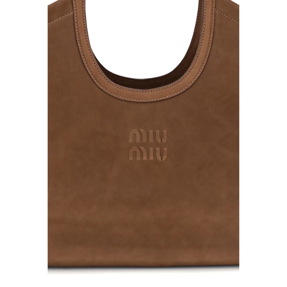 Miu Miu Brown Lamb Ovis Aries Shoulder Bag - Timeless Luxury