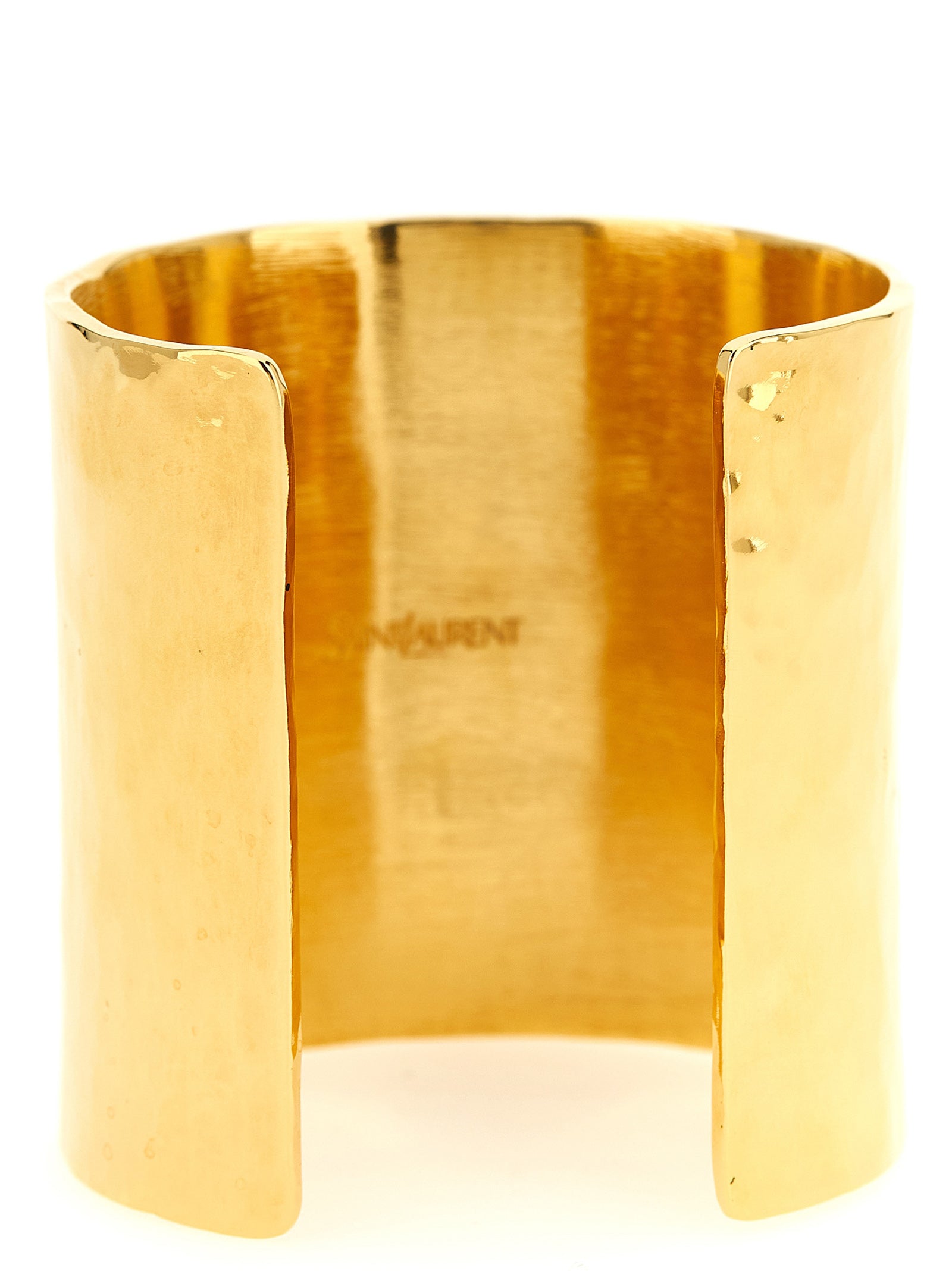 Saint Laurent Gold Brass Bracelet - Timeless Luxury Accessory