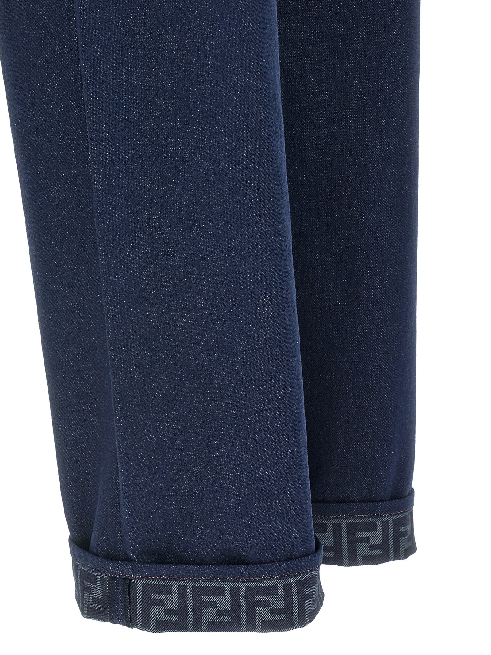 Fendi Blue Cotton Denim Jeans - Elevate Your Everyday Luxury