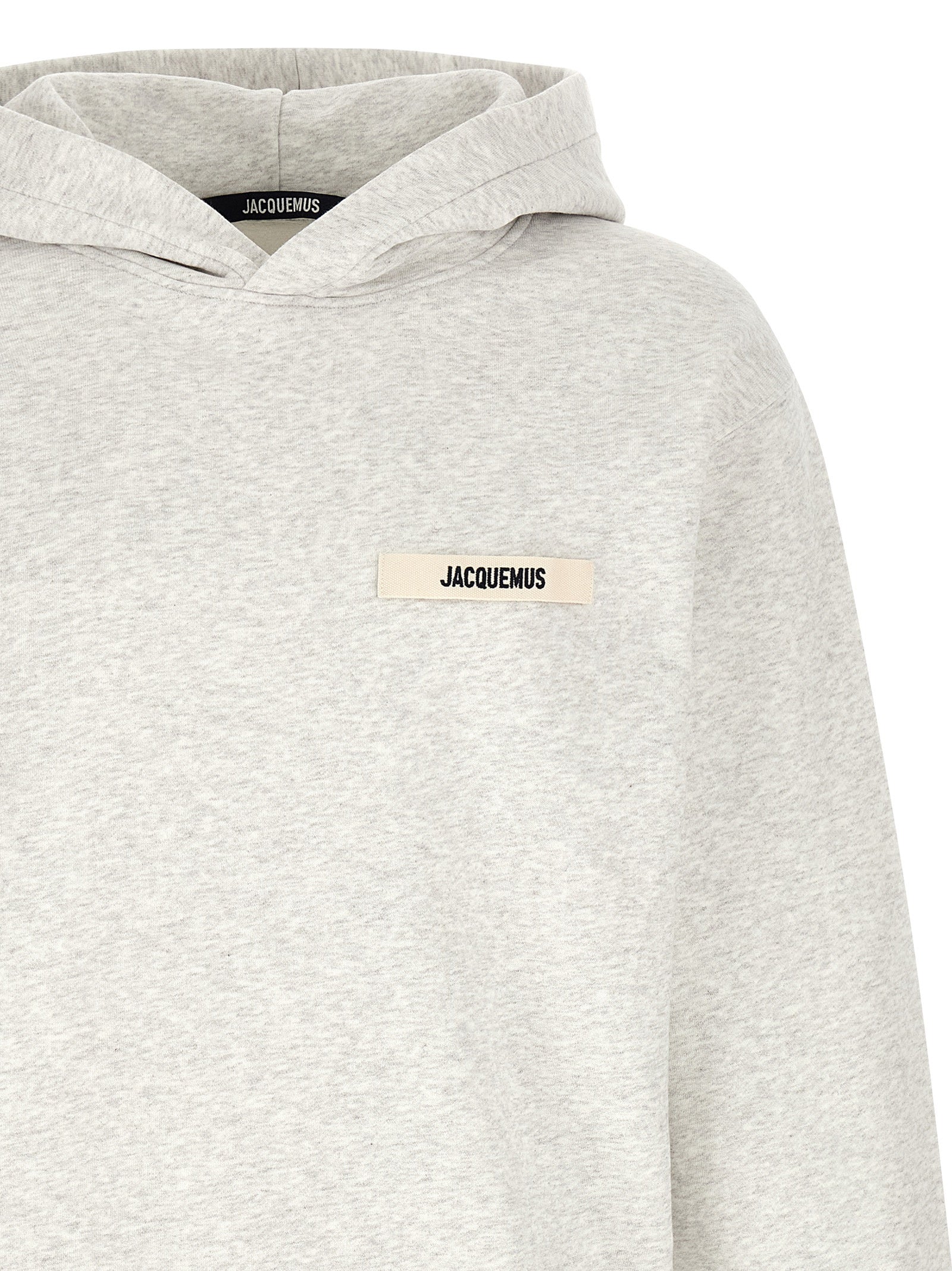 Jacquemus Gray Cotton Sweatshirt - Elevate Your Luxe Wardrobe