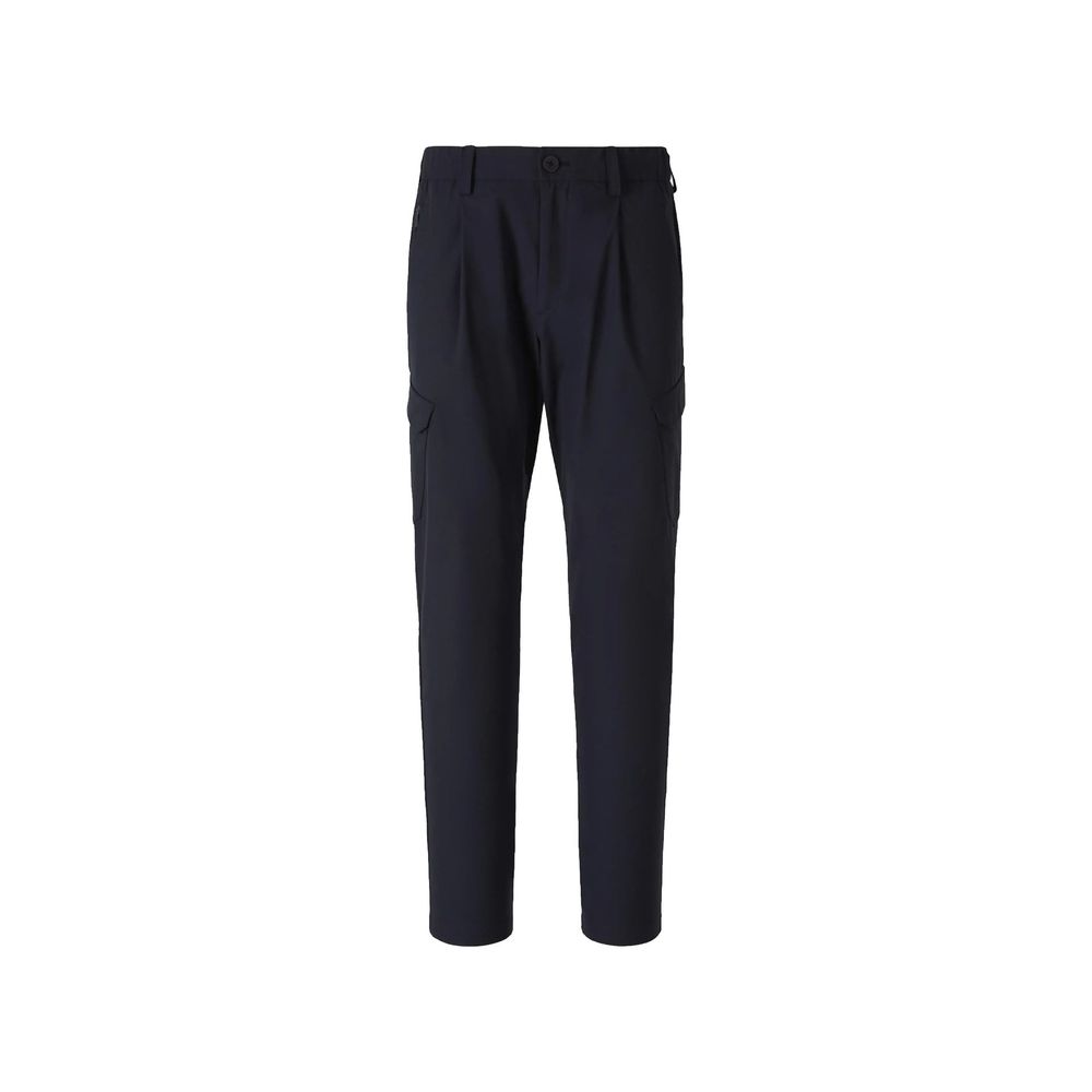 Herno Blue Polyester Cargo Pants - Timeless Luxury for All