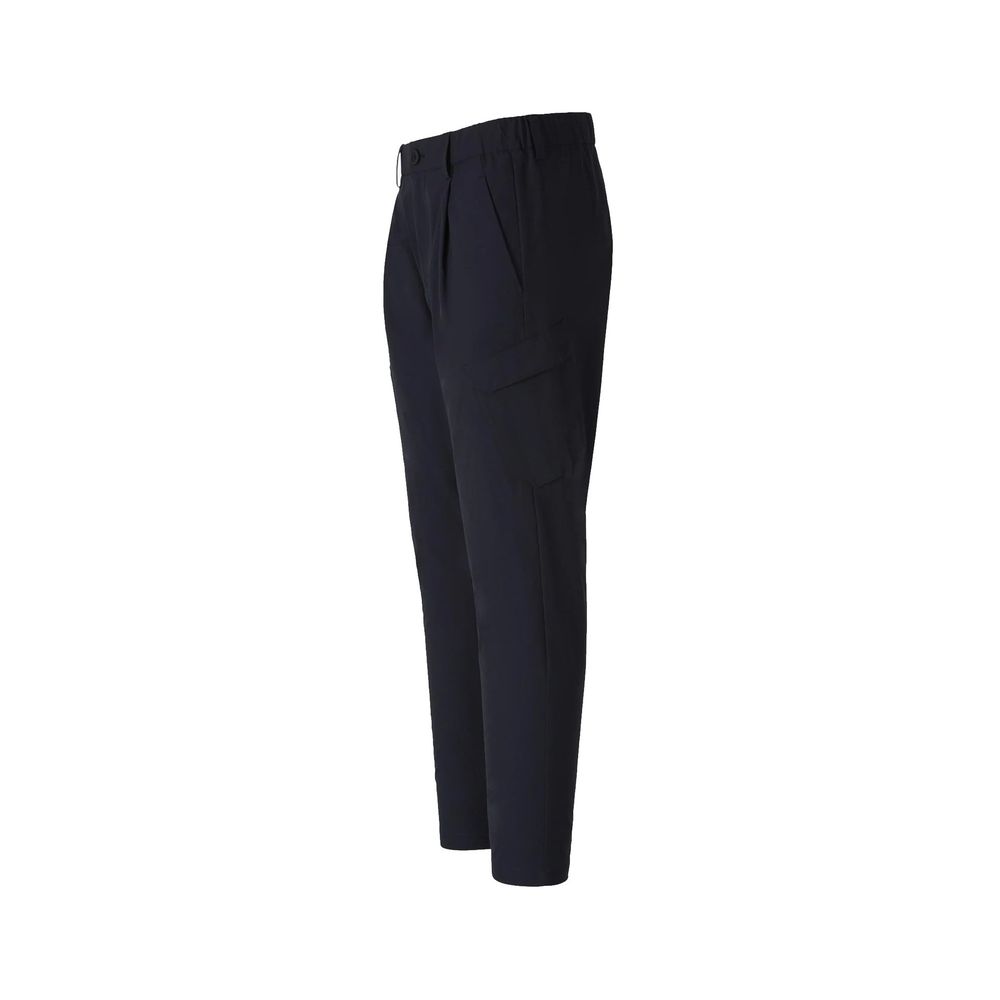 Herno Blue Polyester Cargo Pants - Timeless Luxury for the Modern Sophisticate