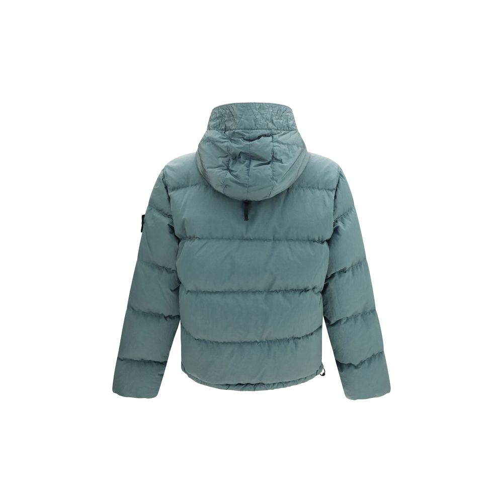 Indulge in the exquisite craftsmanship of the Stone Island Bicolor Polyamide Full-Length Jacket, a harmonious blend of luxury and functionality, perfect for the discerning individual.