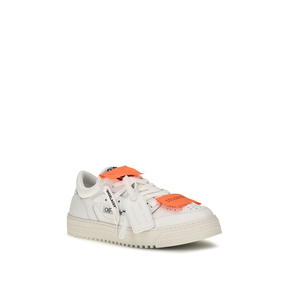 Discover the Off-White White Calf Leather Bos Taurus Low Top Sneakers, where contemporary design meets luxurious craftsmanship, perfect for those who embody elegance and authority.