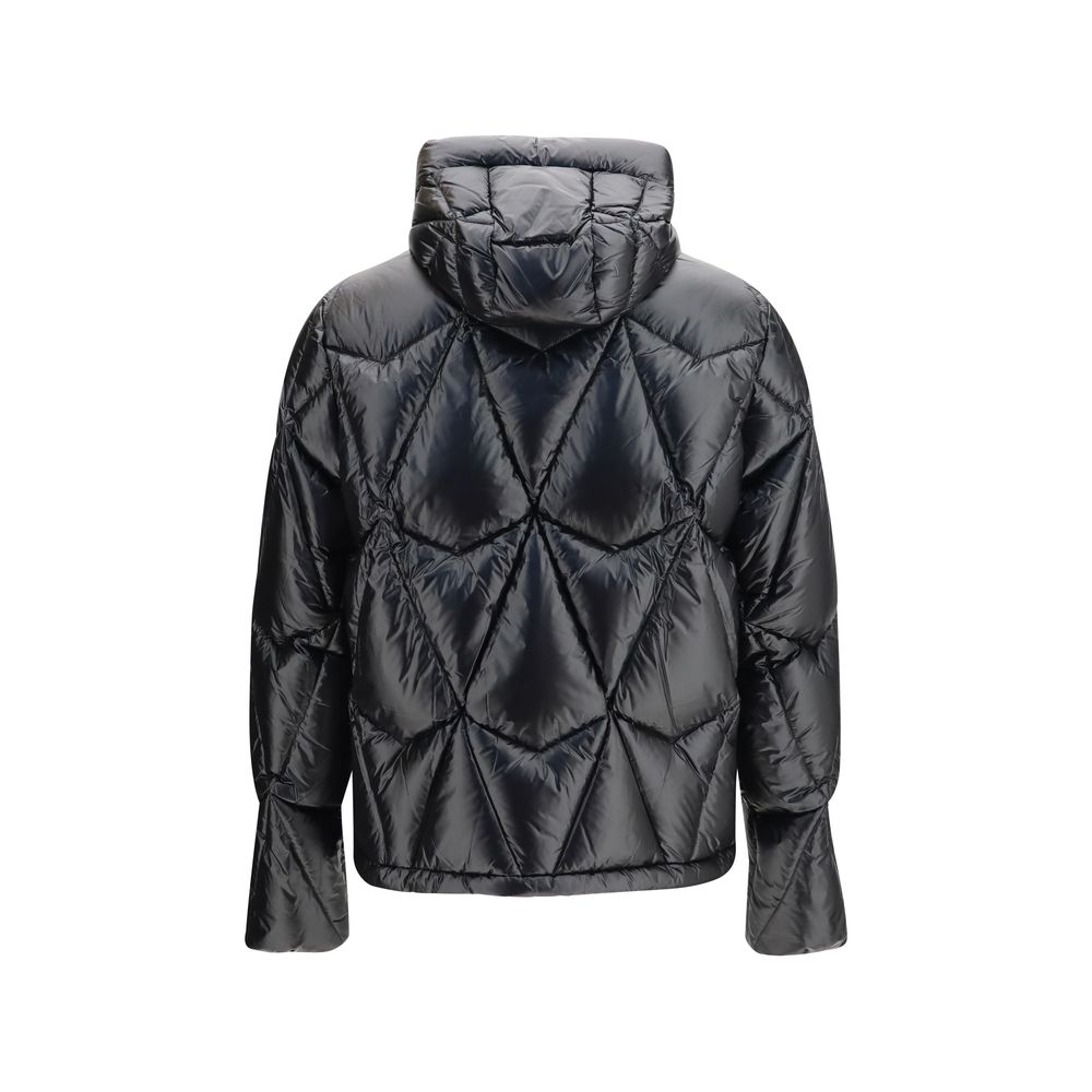 Indulge in the exquisite Moose Knuckles Black Nylon Shell Jacket, a masterful blend of comfort and style, perfect for the discerning individual seeking timeless elegance.