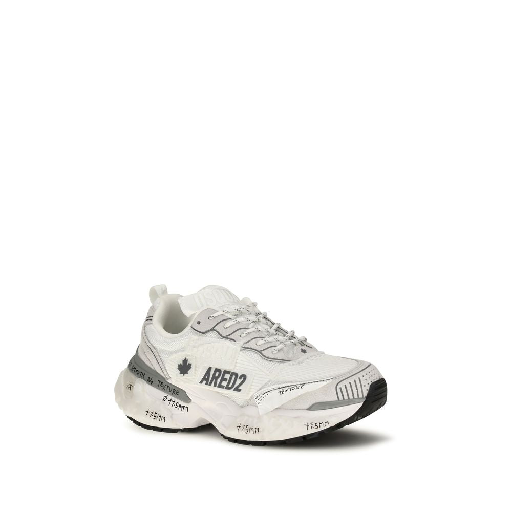 Discover the Dsquared² White Polyester Athletic Sneakers, where urban sophistication meets avant-garde design. Crafted for those who embody elegance and confidence.