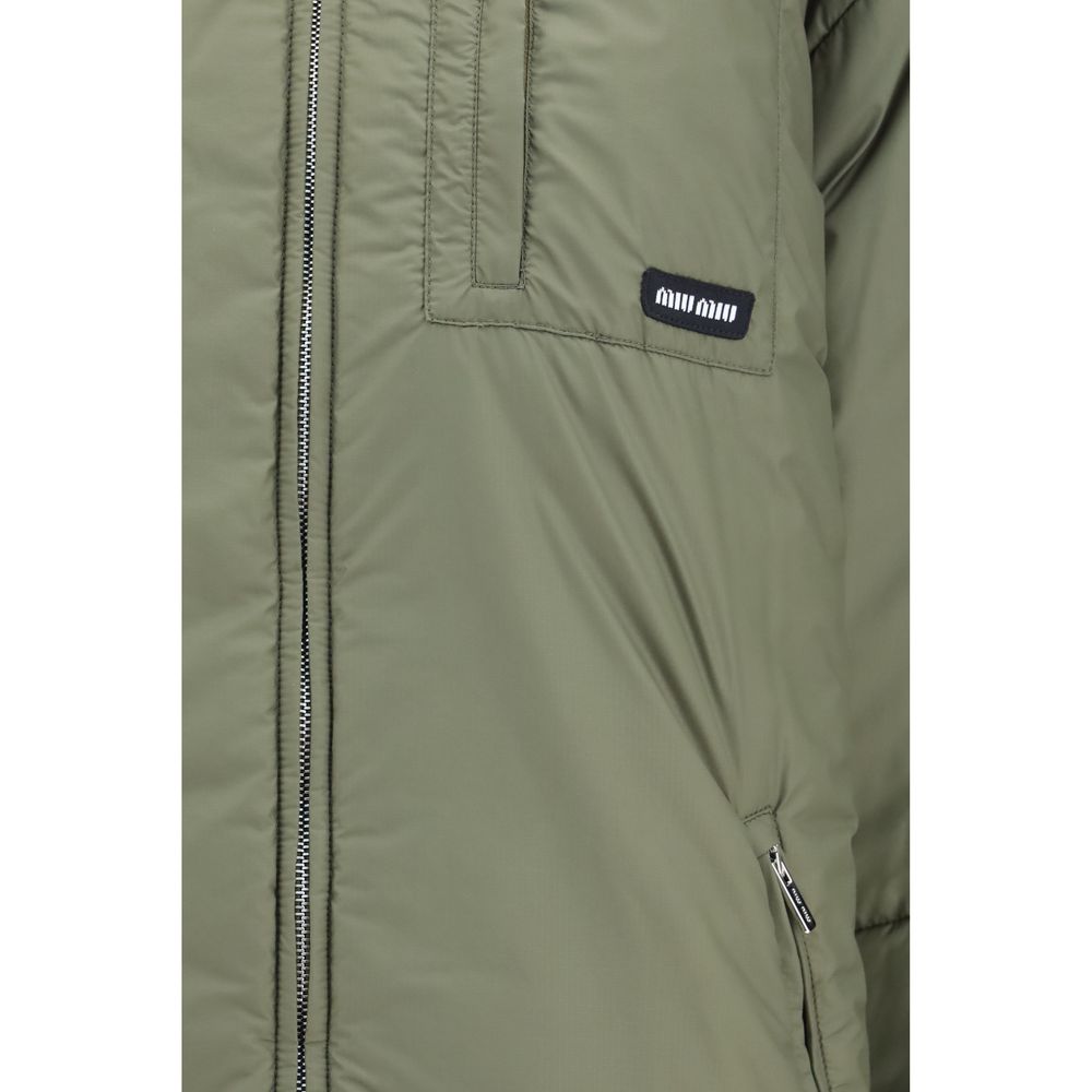 Miu Miu Bicolor Goose Down Shell Jacket - Elevate Your Elegance