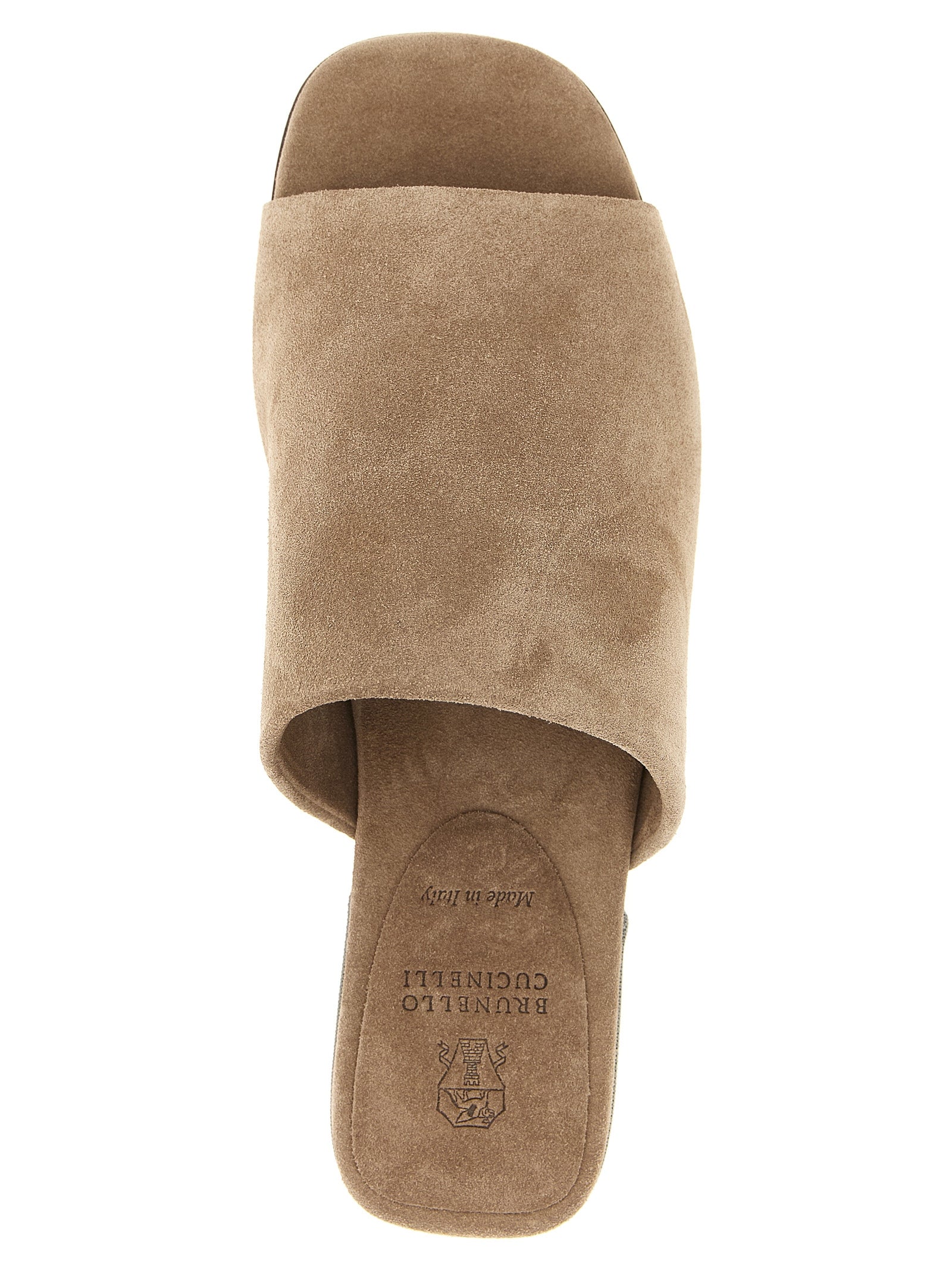 Indulge in the exquisite Brunello Cucinelli Brown Calfskin Slides, where Italian craftsmanship meets luxurious comfort, elevating your summer style with timeless elegance.