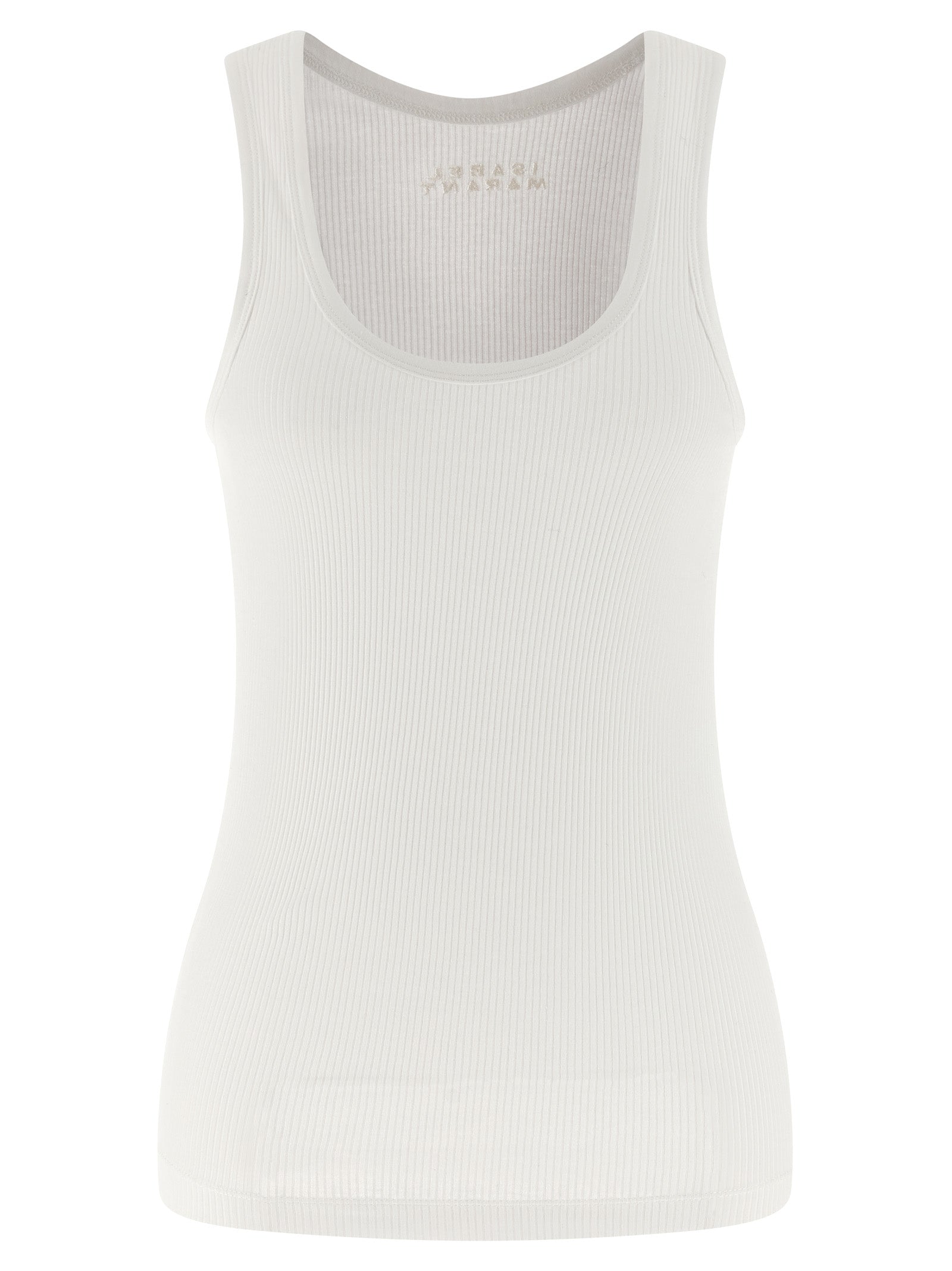 Isabel Marant White Cotton Tank Tops