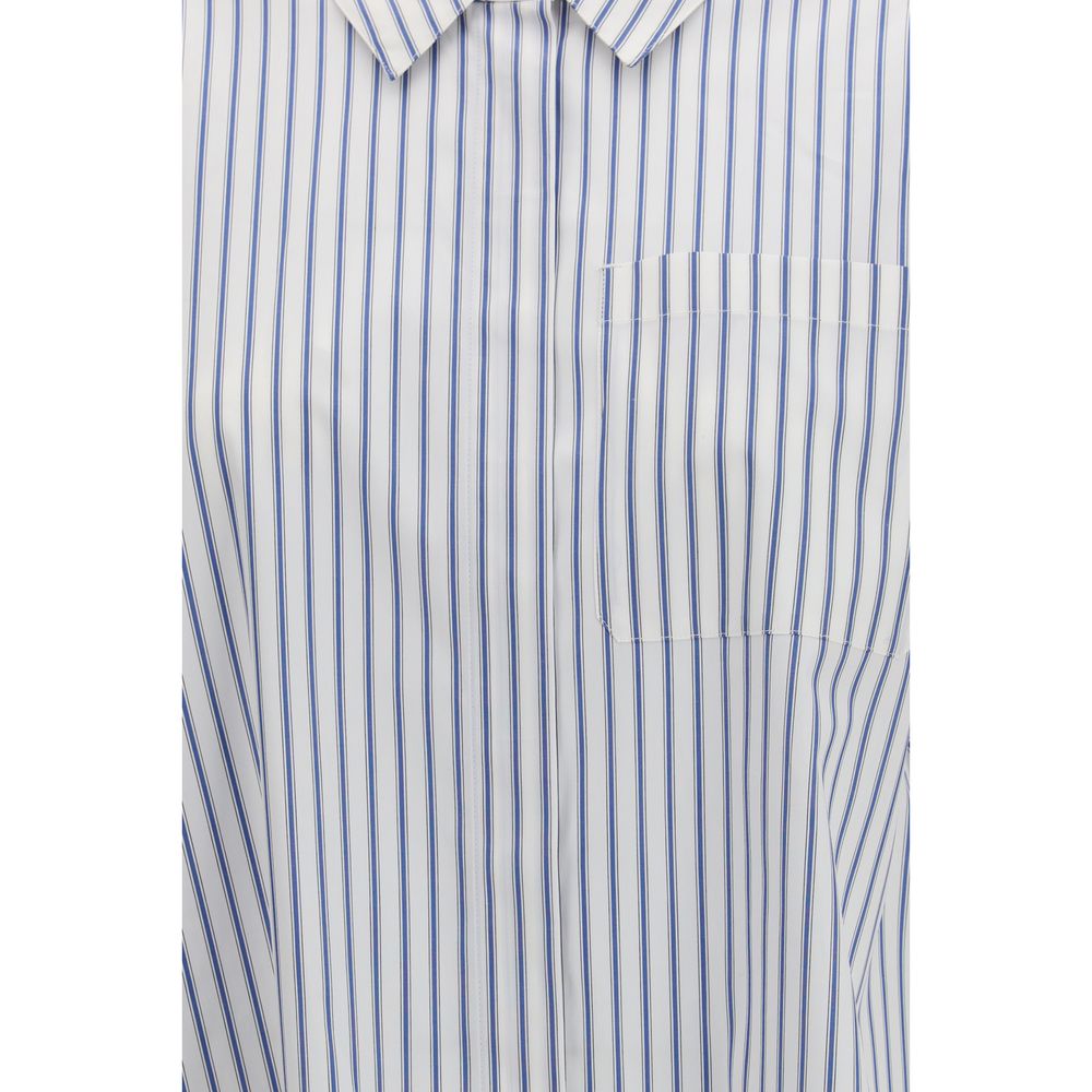 'S Max Mara Blue Cotton Shirt - Timeless Elegance Redefined