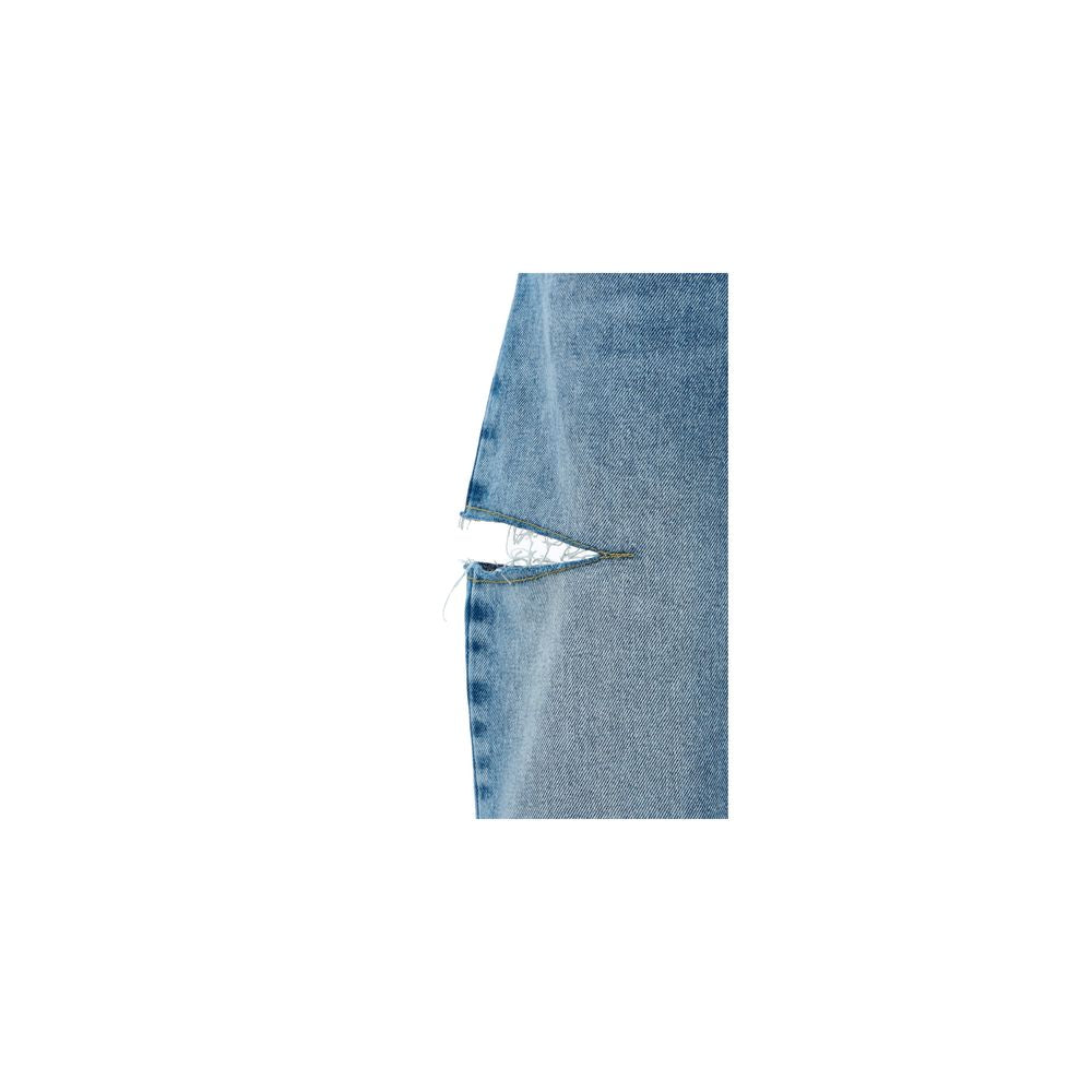 Maison Margiela Blue Cotton Straight-Leg Jeans - Timeless Luxury
