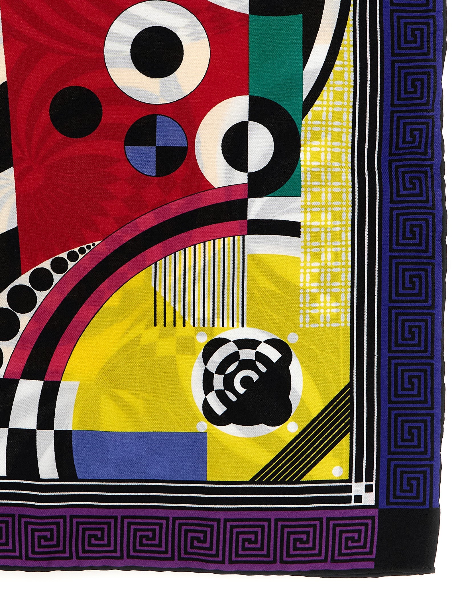Indulge in the opulence of the Versace Multicolor Silk Foulard, a masterpiece of Italian craftsmanship that elevates your style with exquisite silk and bold motifs.