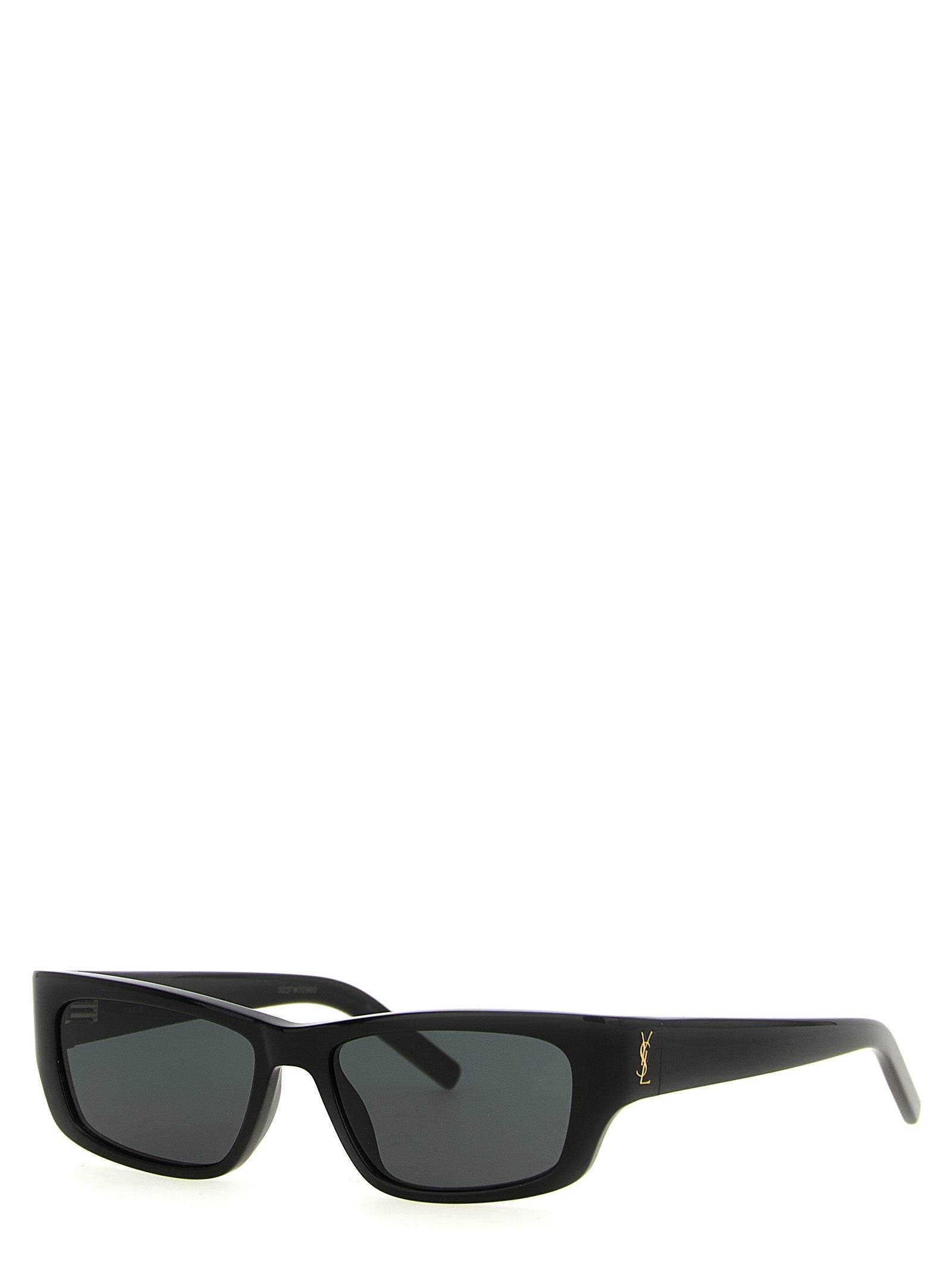 Indulge in the exquisite allure of Saint Laurent Black Acetate Sunglasses, where bold sophistication meets timeless elegance, perfect for discerning tastes.