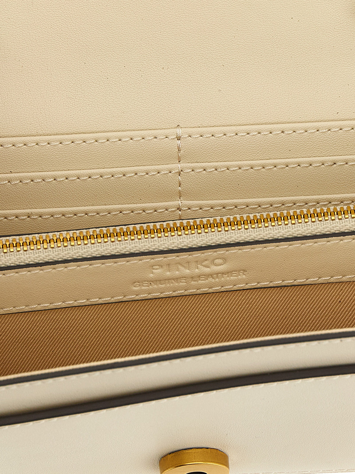 PINKO White Calfskin Cardholder - Exquisite Luxury Accessory