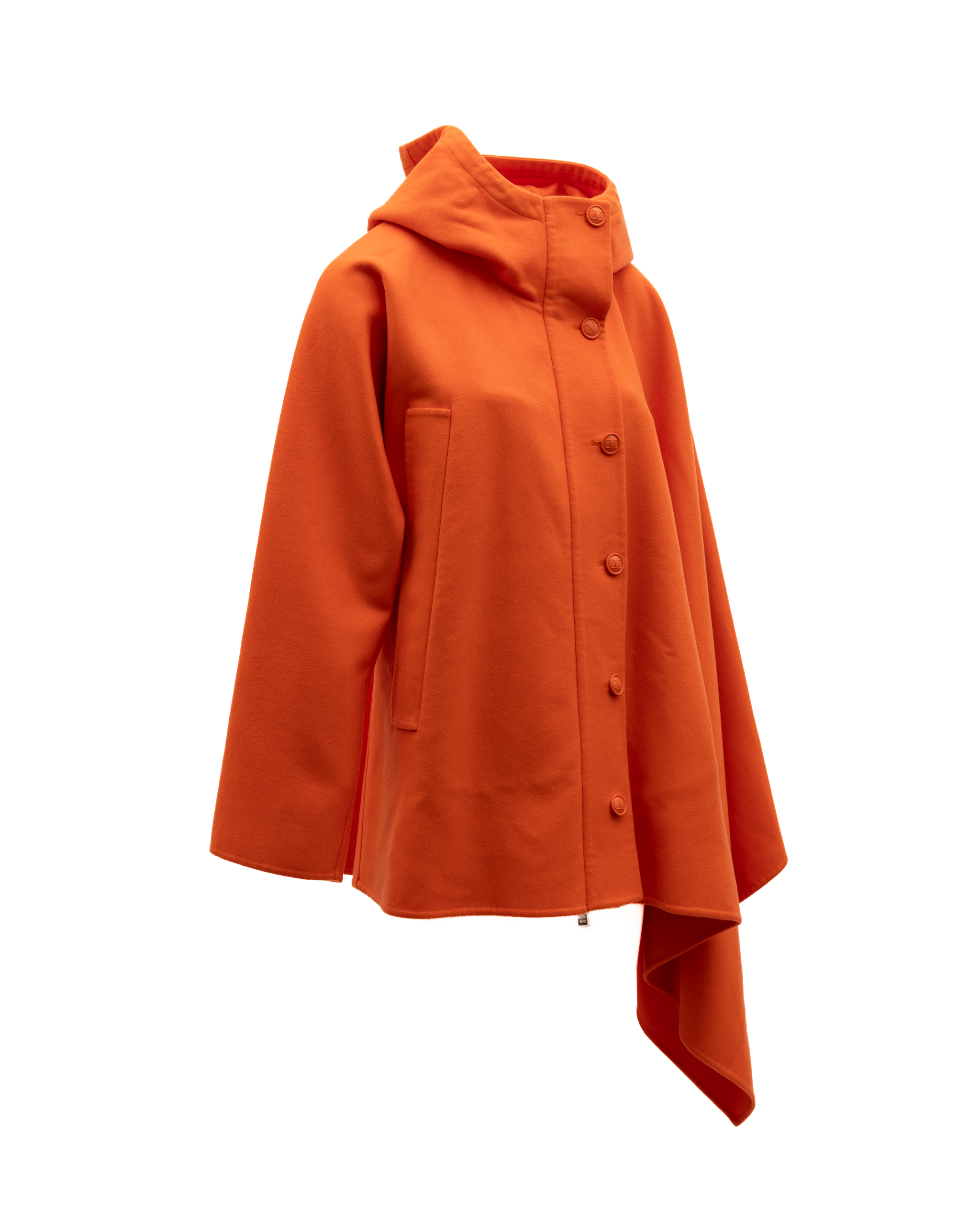 Discover the Valentino Garavani Women Jacket in vibrant orange, a testament to exquisite craftsmanship and timeless elegance, perfect for the discerning individual.