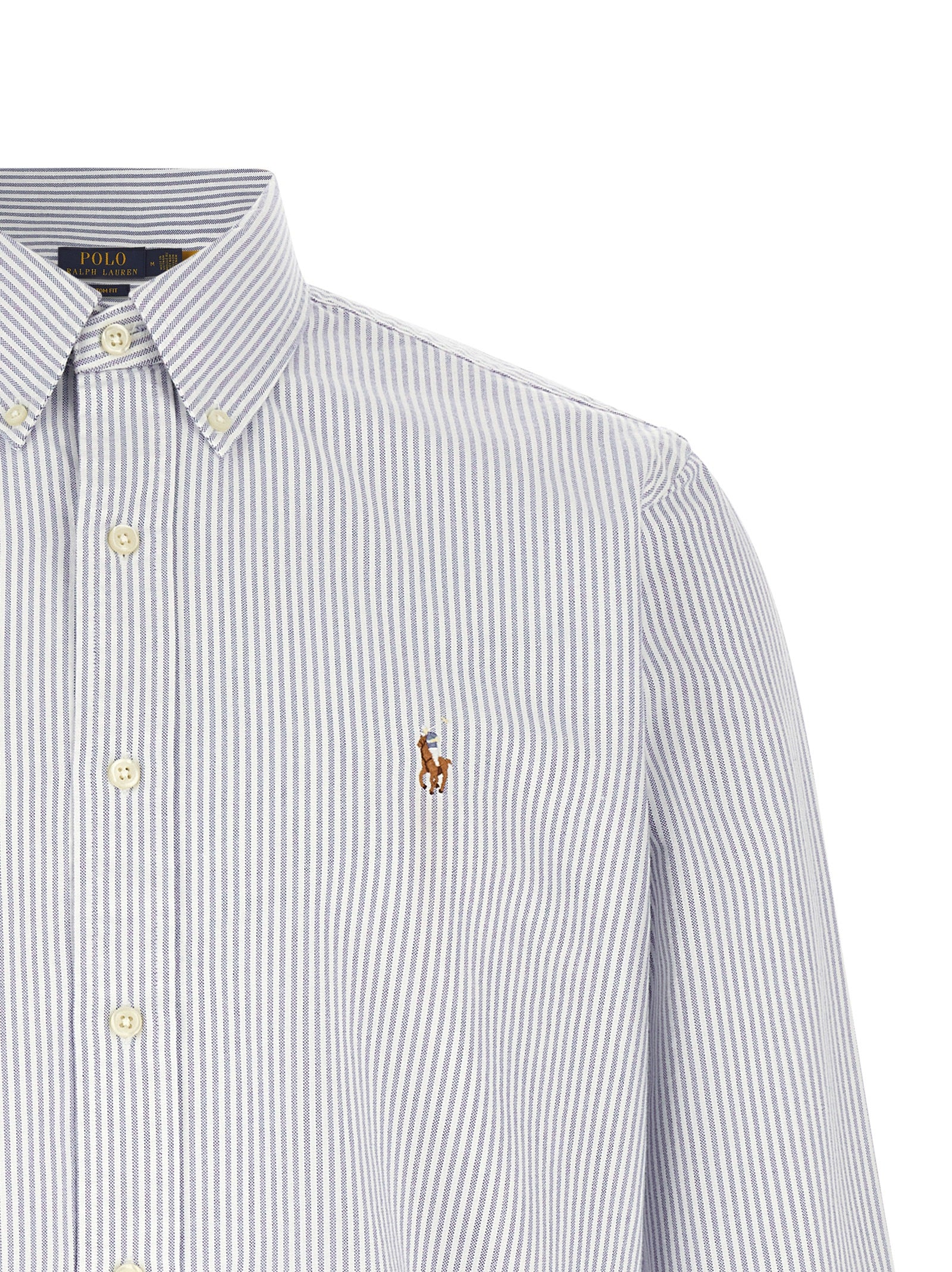Discover the Polo Ralph Lauren Multicolor Cotton Blouse, a timeless blend of exquisite craftsmanship and vibrant style, perfect for those who embody elegance and sophistication.