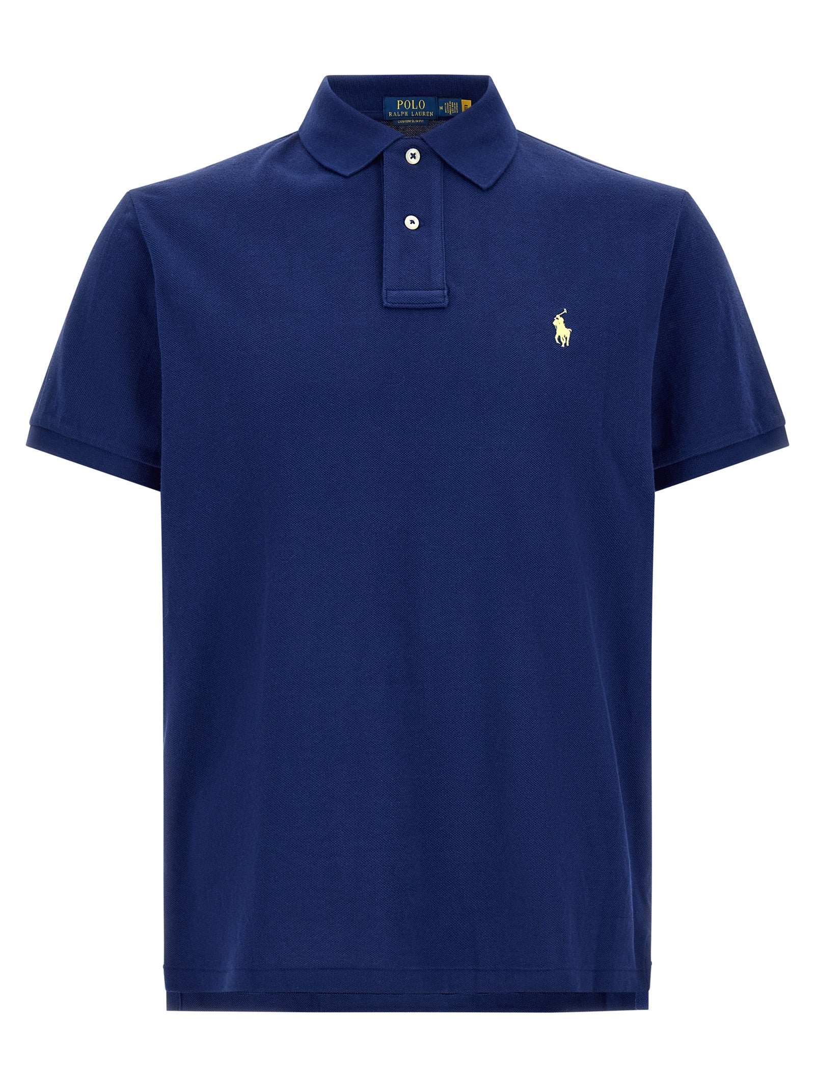 Discover the Polo Ralph Lauren Blue Cotton Polo Shirt, a timeless blend of elegance and comfort, crafted from premium cotton for the discerning individual.
