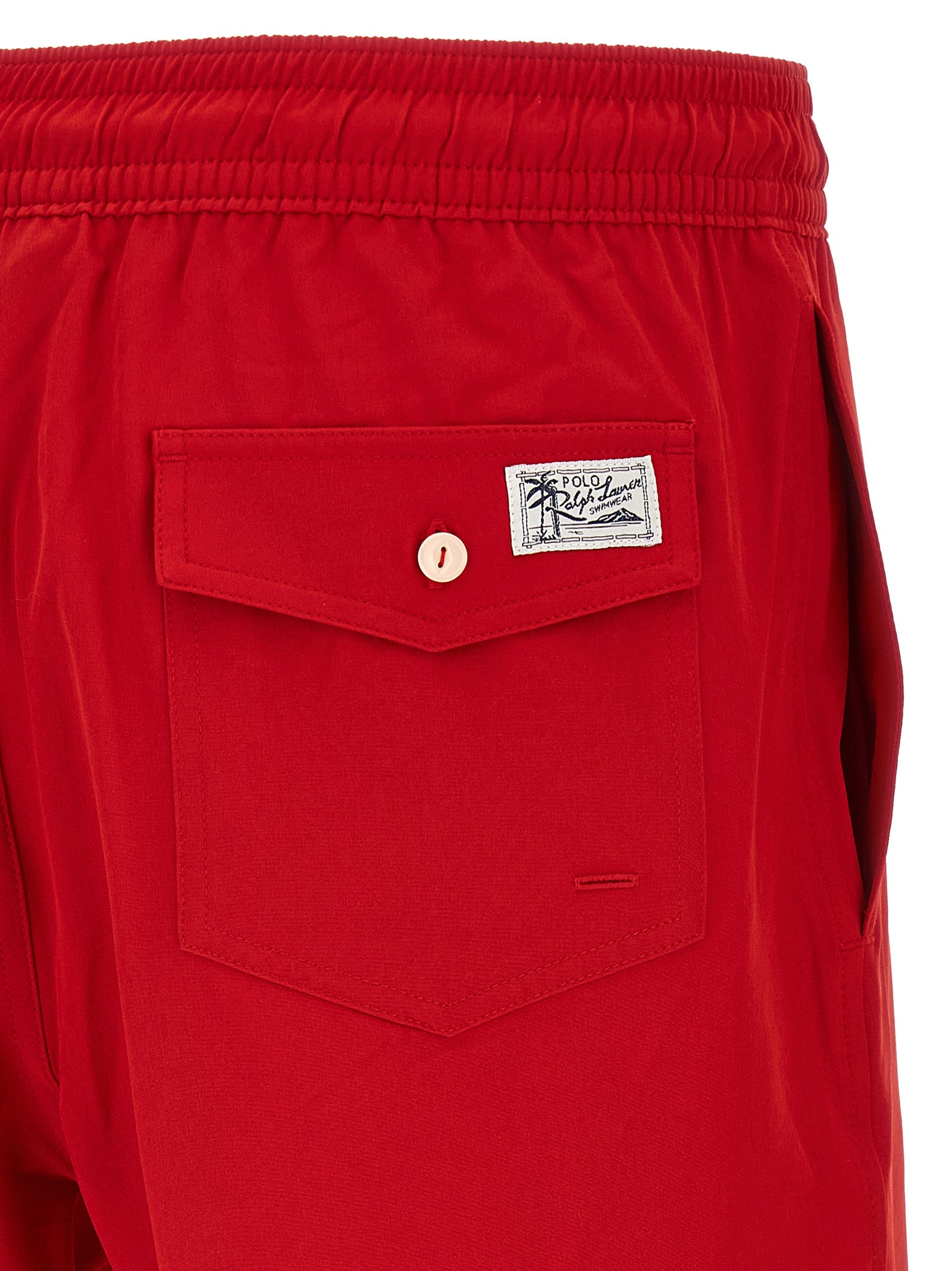 Indulge in the allure of Polo Ralph Lauren's Multicolor Polyester Swim Shorts, a perfect blend of comfort and style for those who command elegance by the shore.