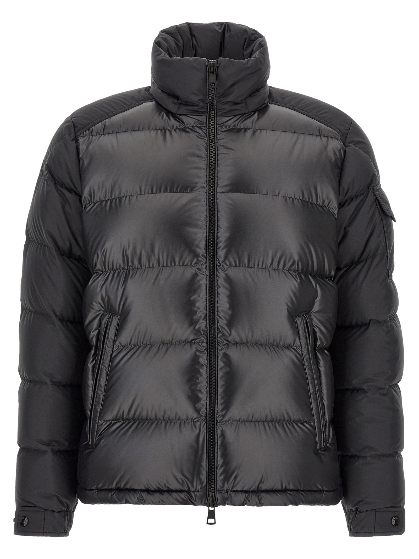 Elevate your style with the Moncler Maya down jacket, a blend of luxurious materials and exquisite craftsmanship, designed for those who embrace elegance and sophistication.