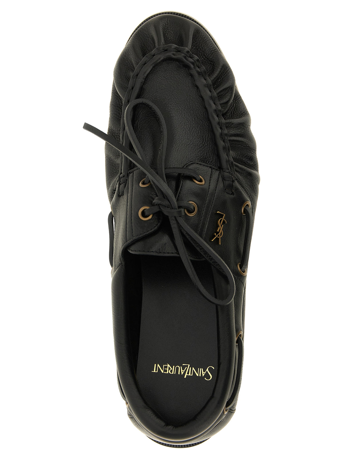 Saint Laurent Black Calfskin Slip-On Loafers - Timeless Luxury