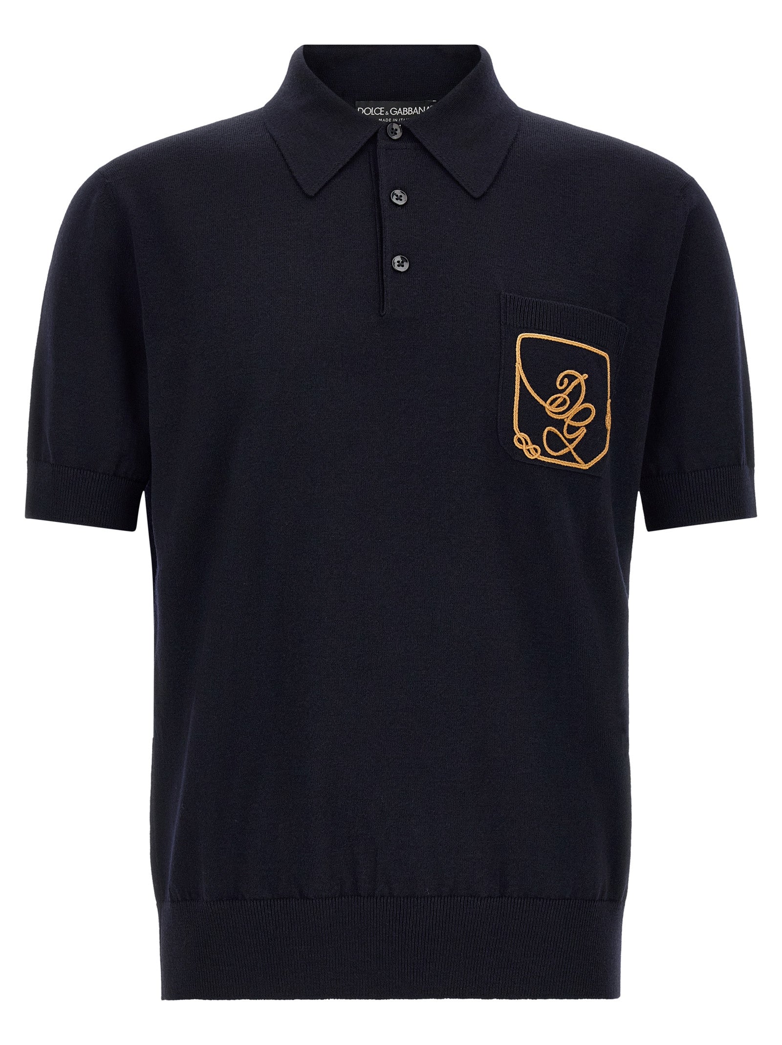 Experience the epitome of Italian craftsmanship with the Dolce & Gabbana Blue Virgin Wool Polo Shirt, a luxurious staple that redefines sophistication and elegance.
