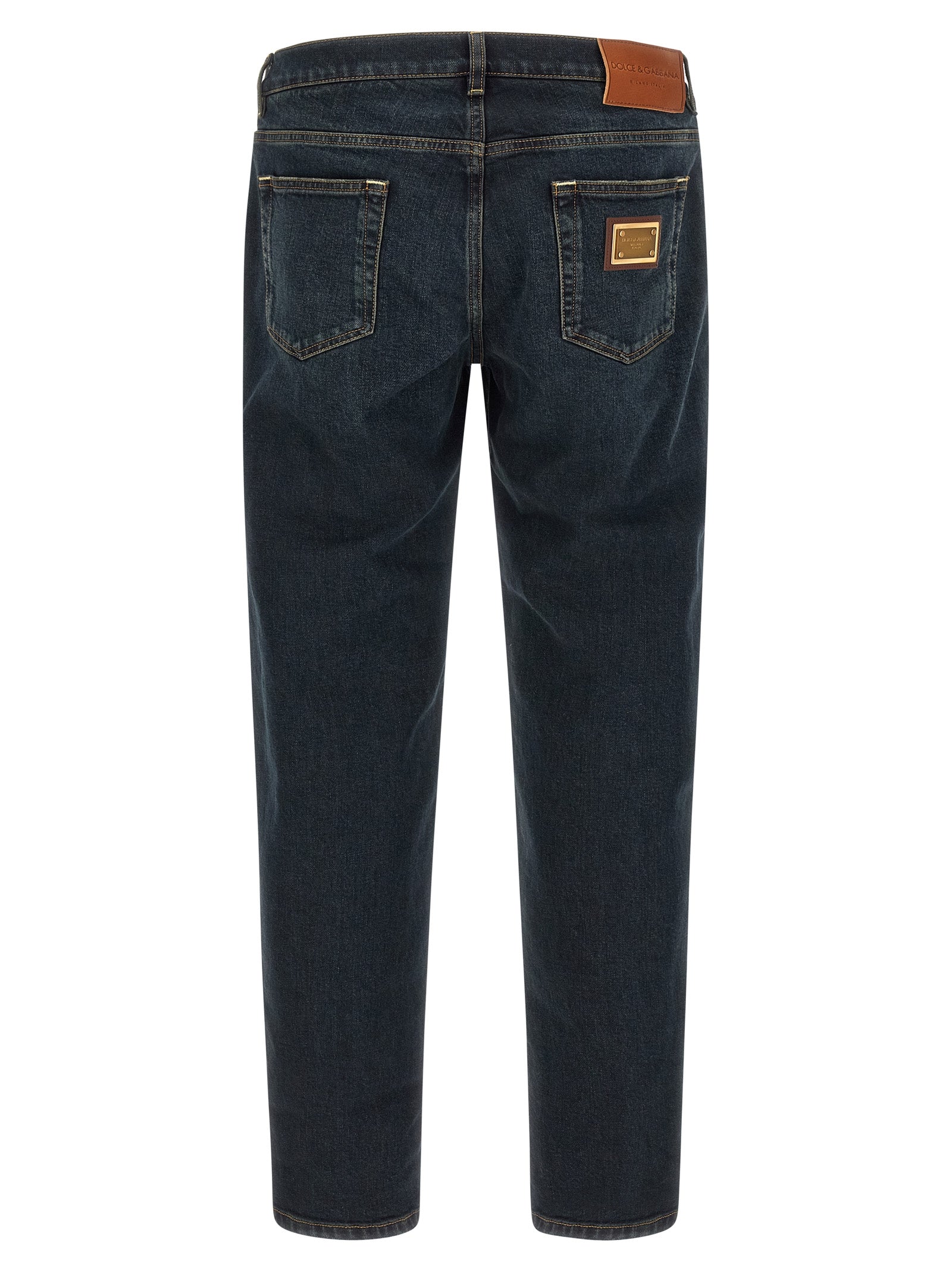 Indulge in the exquisite Dolce & Gabbana Blue Cotton Skinny Jeans, where rich cotton denim meets timeless elegance, elevating your wardrobe with unparalleled sophistication.