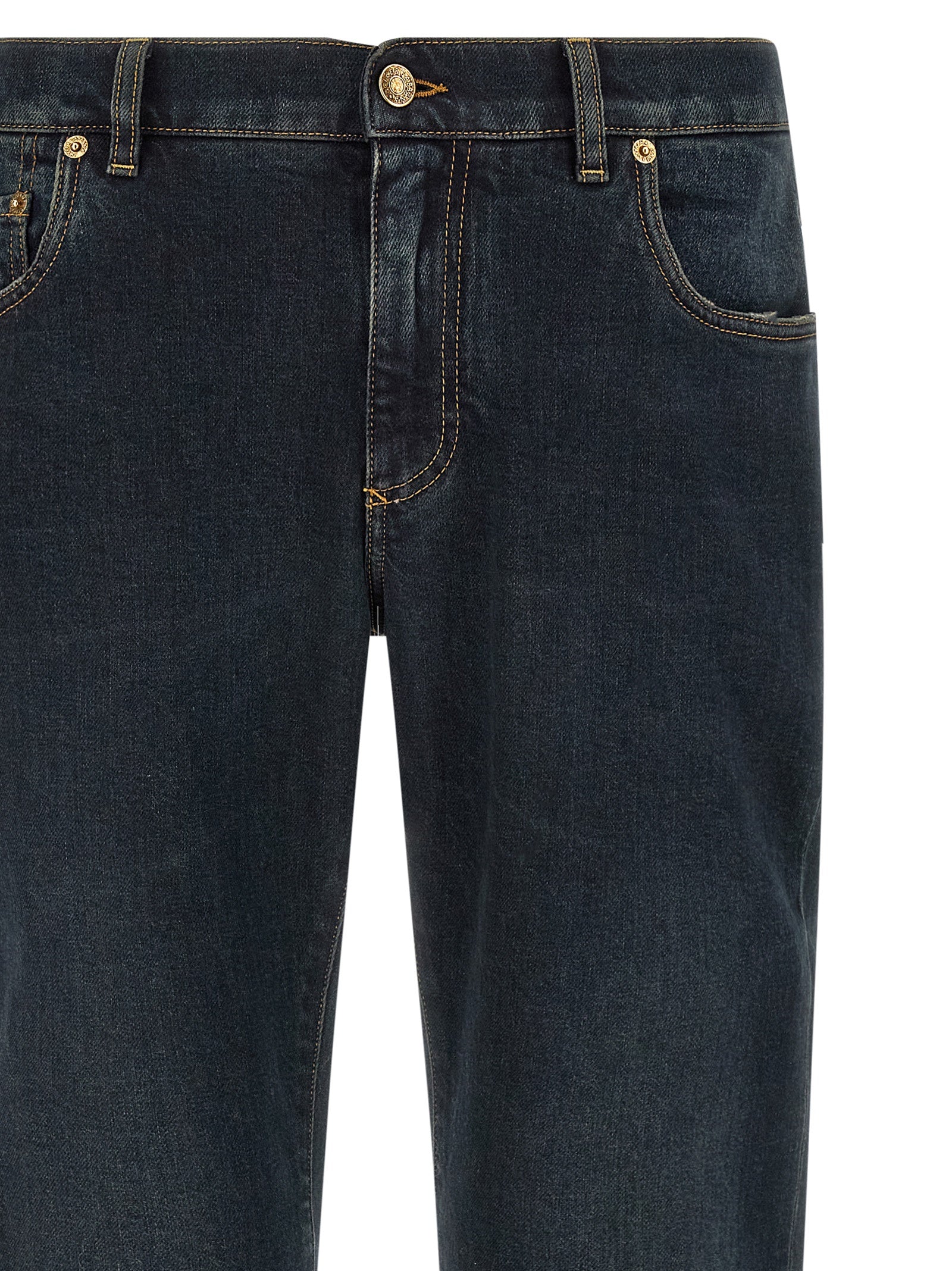 Experience the allure of Dolce & Gabbana's Blue Cotton Skinny Jeans, where exquisite craftsmanship meets timeless elegance, perfect for the discerning wardrobe.