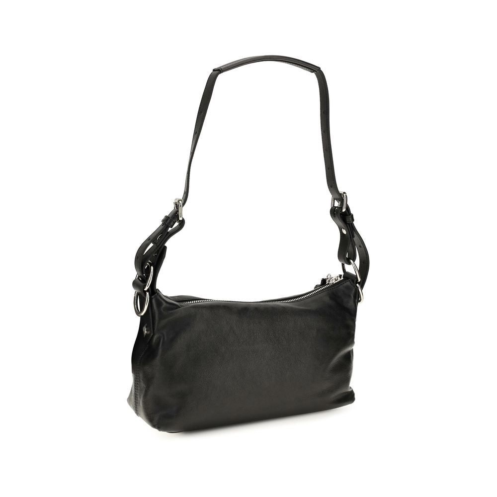 Elevate your style with the Vivienne Westwood Black Lambskin Handbag from the AW26 collection, a luxurious blend of exquisite craftsmanship and timeless elegance.