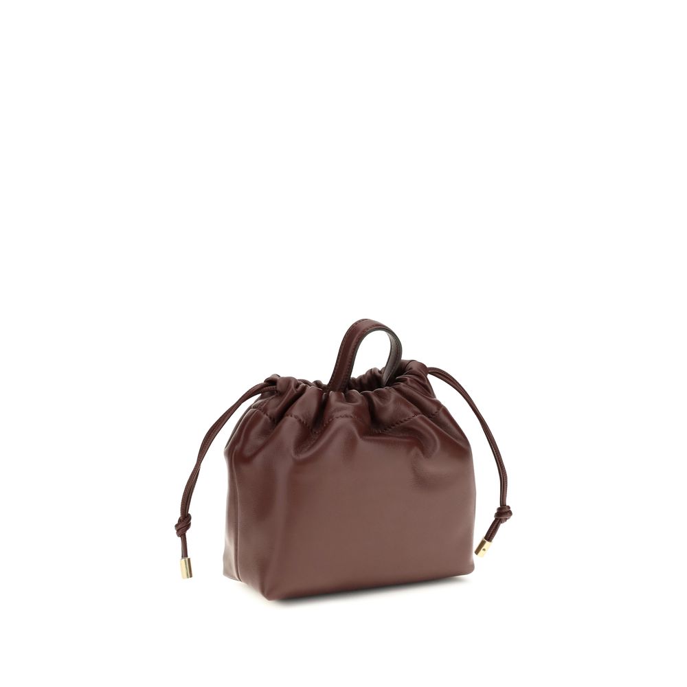 Chloé Bordeaux Calf Leather Bos Taurus Shoulder Bag - Timeless Elegance