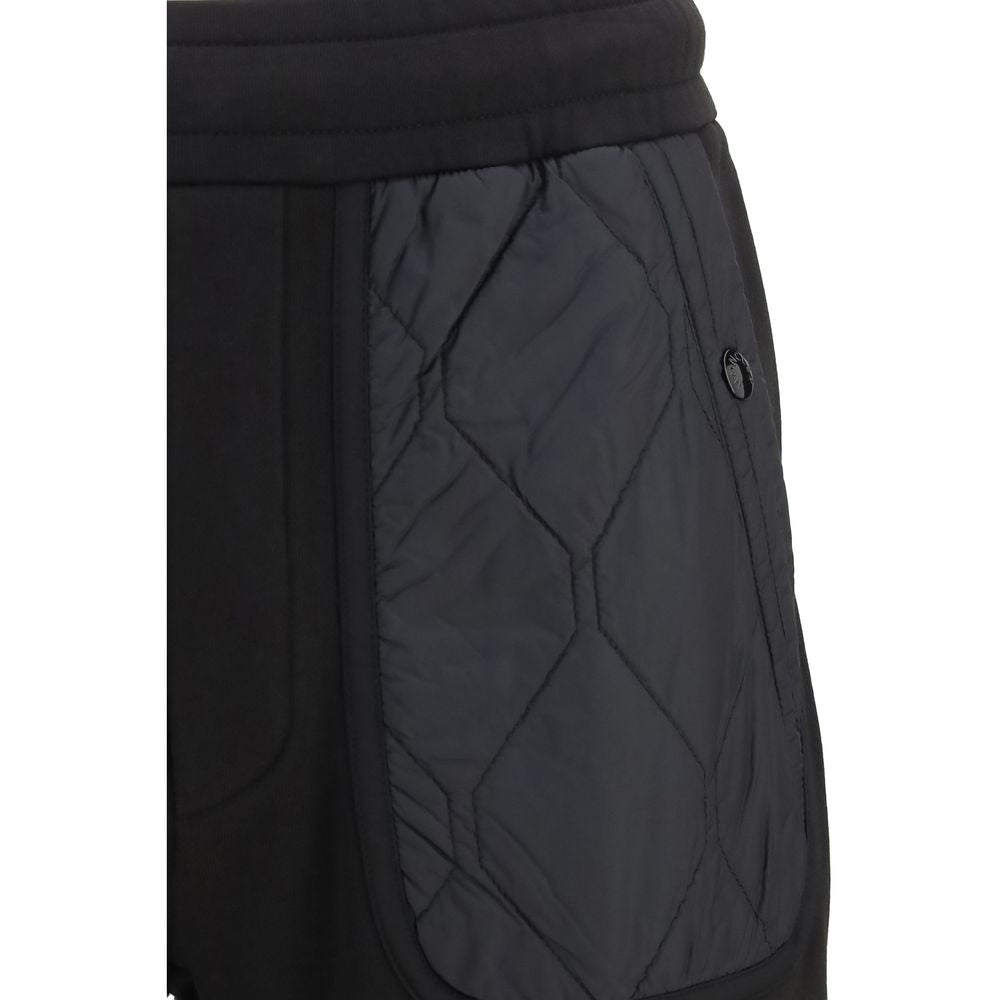 Moncler Black Cotton Athletic Pants - Luxury Comfort Redefined