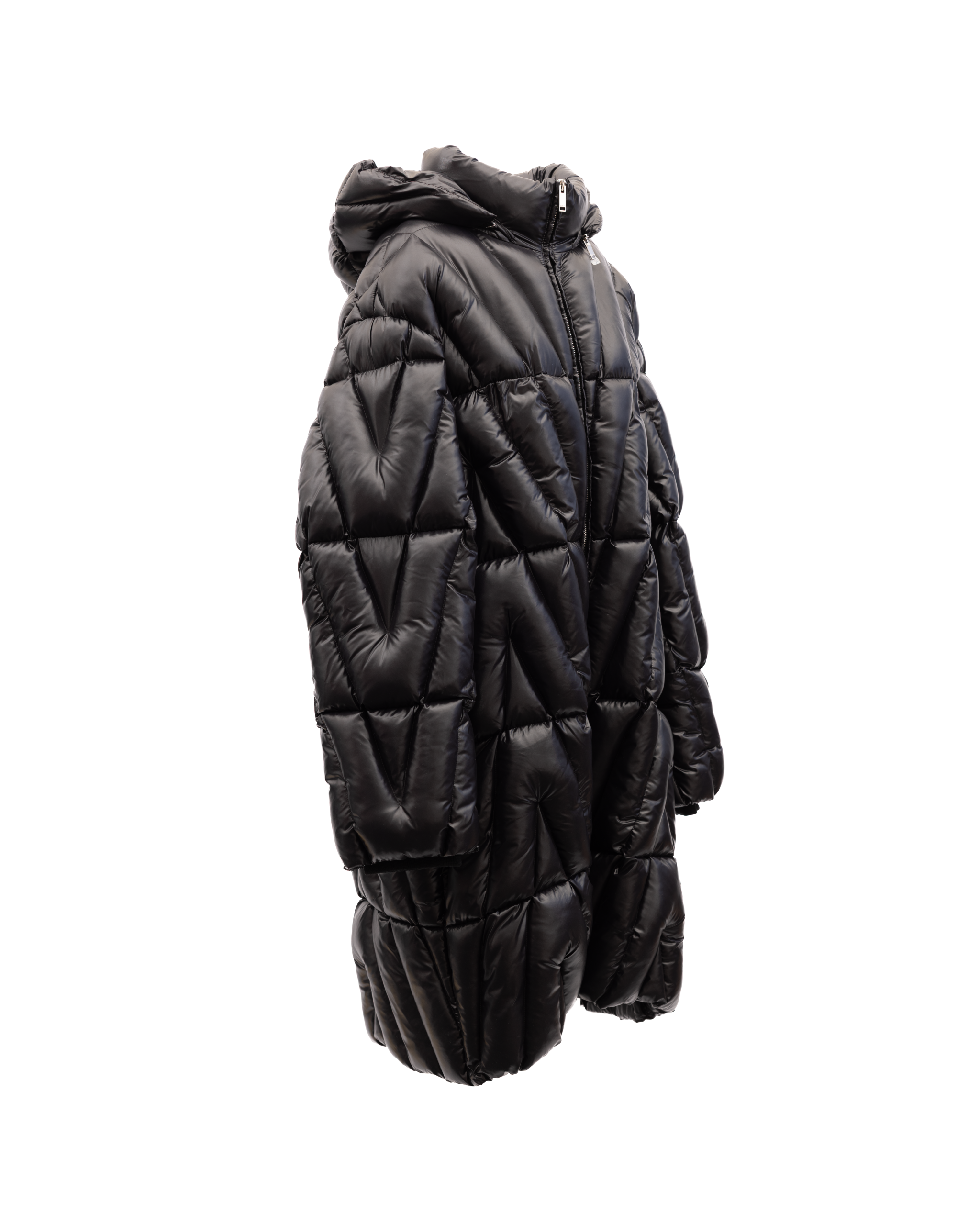 Valentino Garavani Black Wool Coat - Timeless Luxury for All