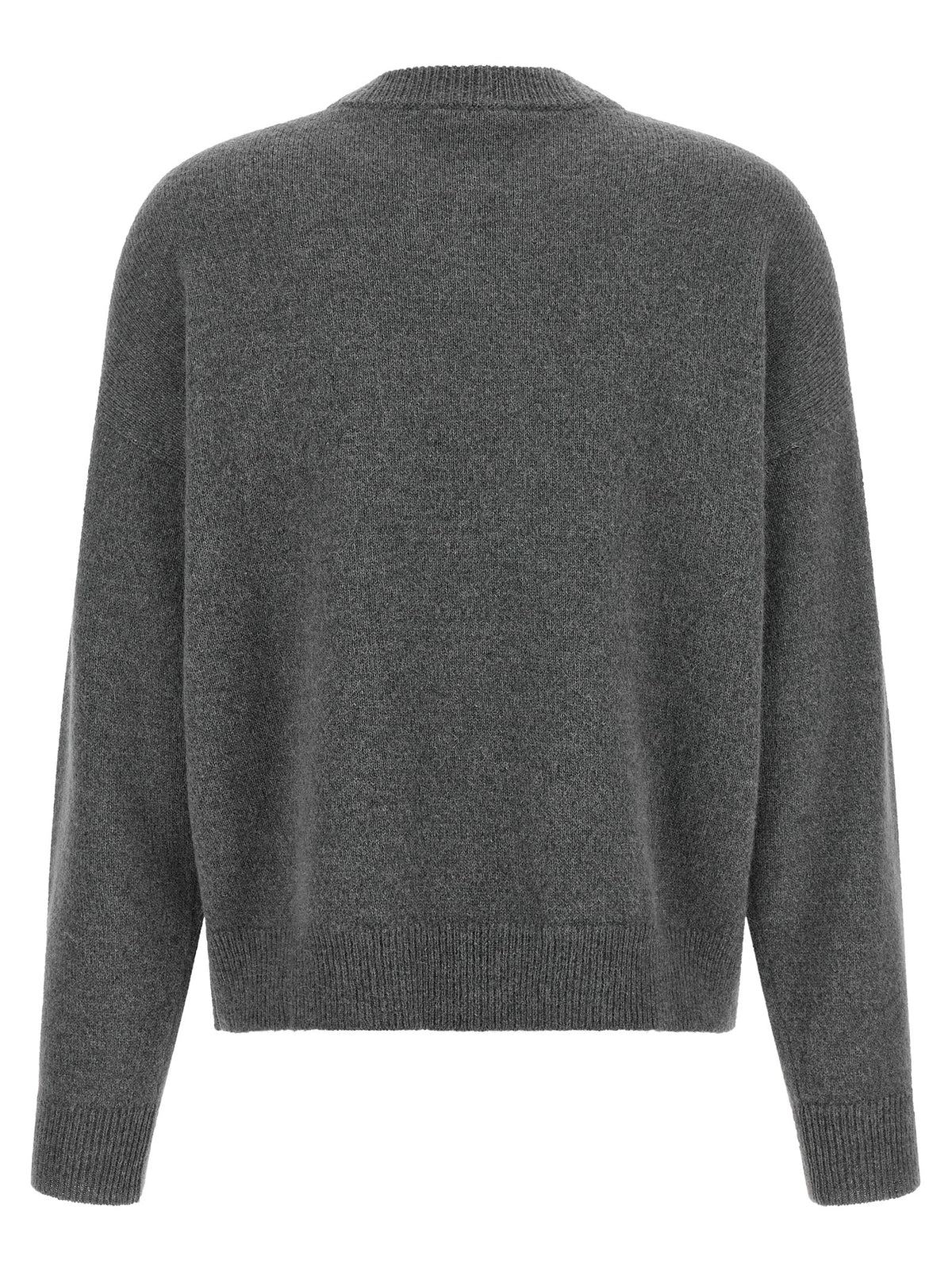 Peserico Gray Wool Cardigan - Luxurious Elegance Redefined