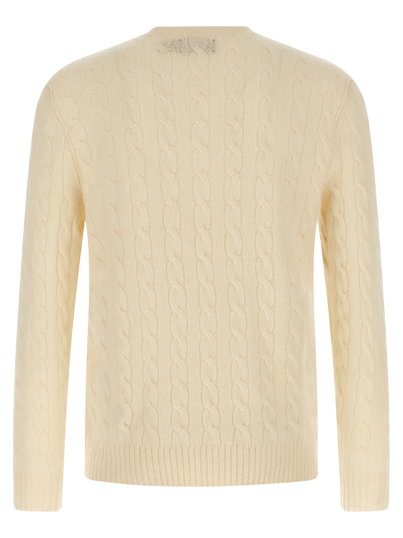 Polo Ralph Lauren White Wool Cardigan - Timeless Luxury Elegance
