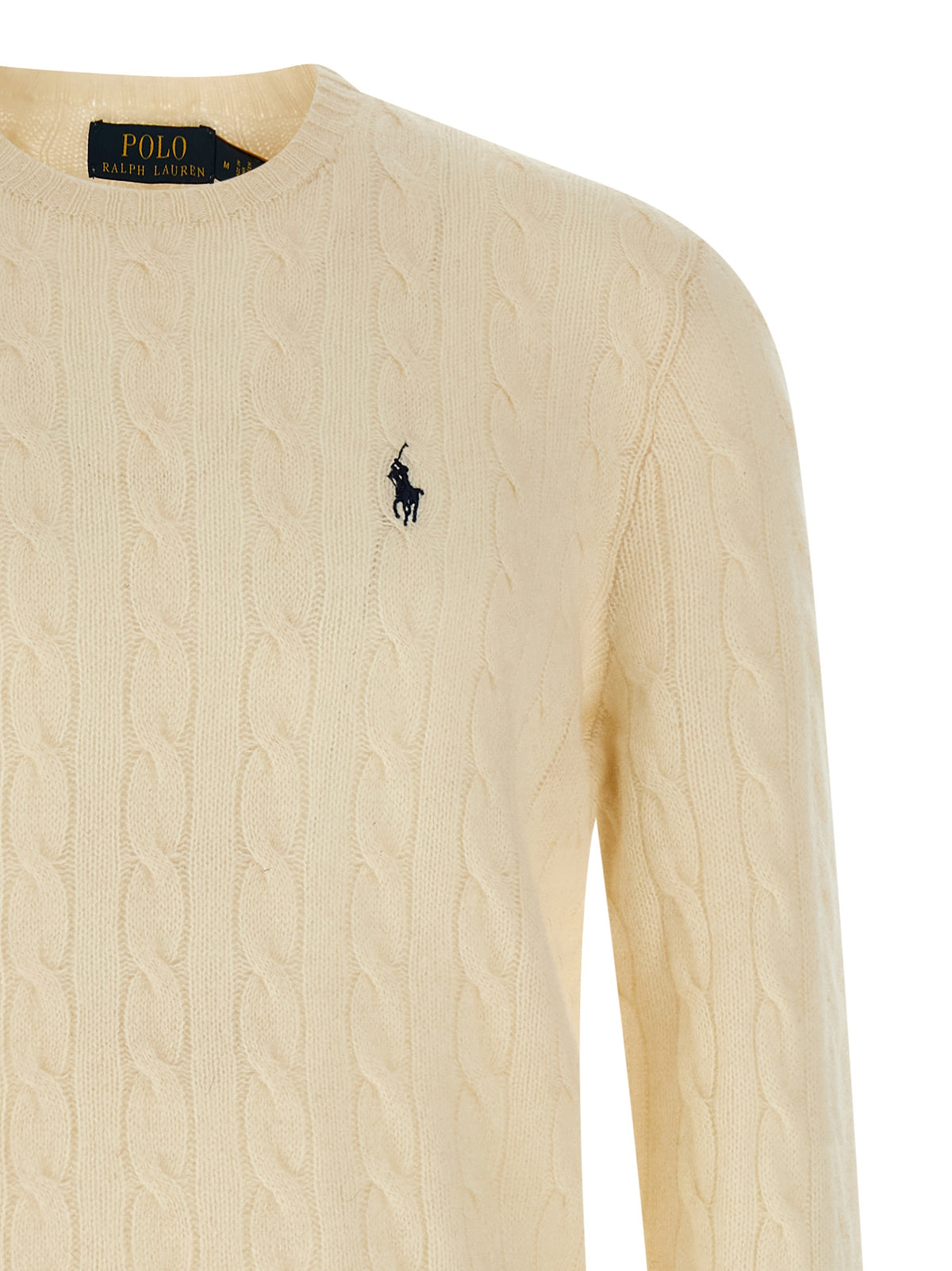 Polo Ralph Lauren White Wool Cardigan - Timeless Luxury Elegance