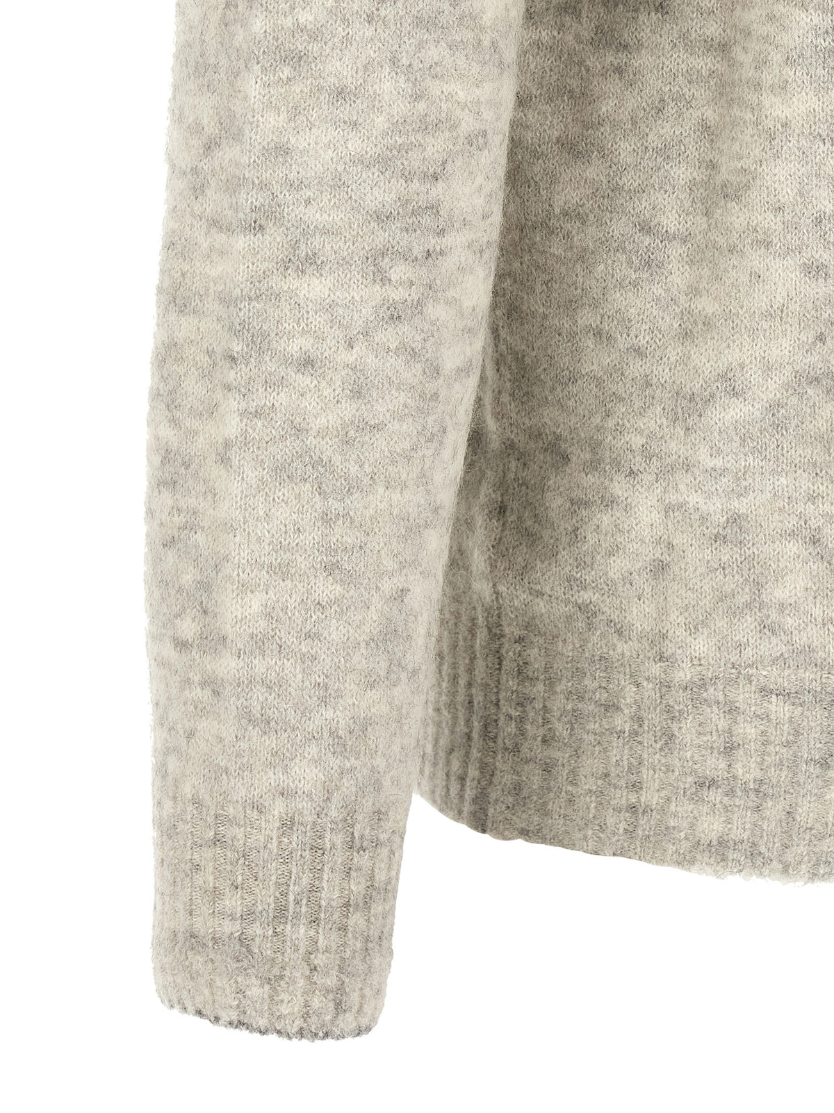 Brunello Cucinelli Gray Alpaca Leather Cardigan - Luxury Redefined