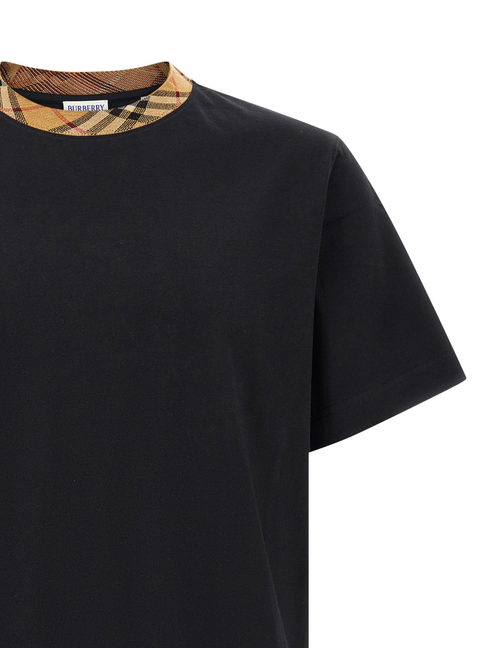 Burberry Beige Cotton T-Shirt - Iconic Luxury for Timeless Style