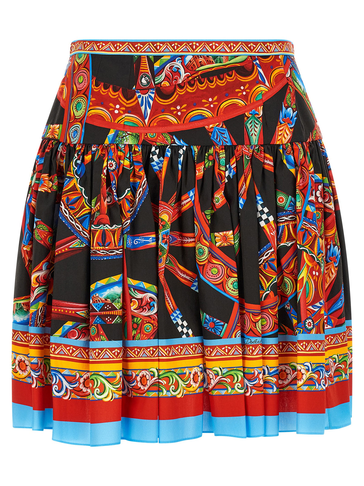 Discover the Dolce & Gabbana Multicolor Cotton Long Skirt, a masterpiece of Italian craftsmanship that embodies elegance and sophistication for the discerning individual.