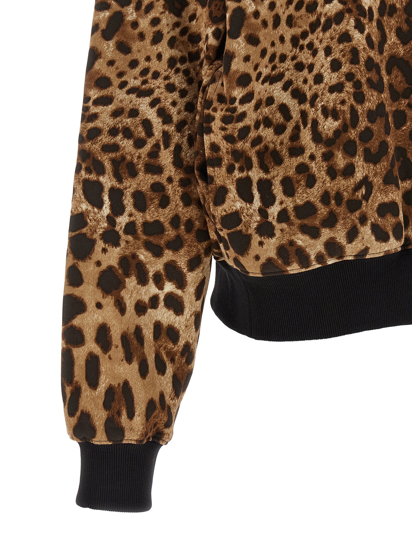 Dolce & Gabbana Brown Cotton Hoodie - Elevate Your Luxe Wardrobe