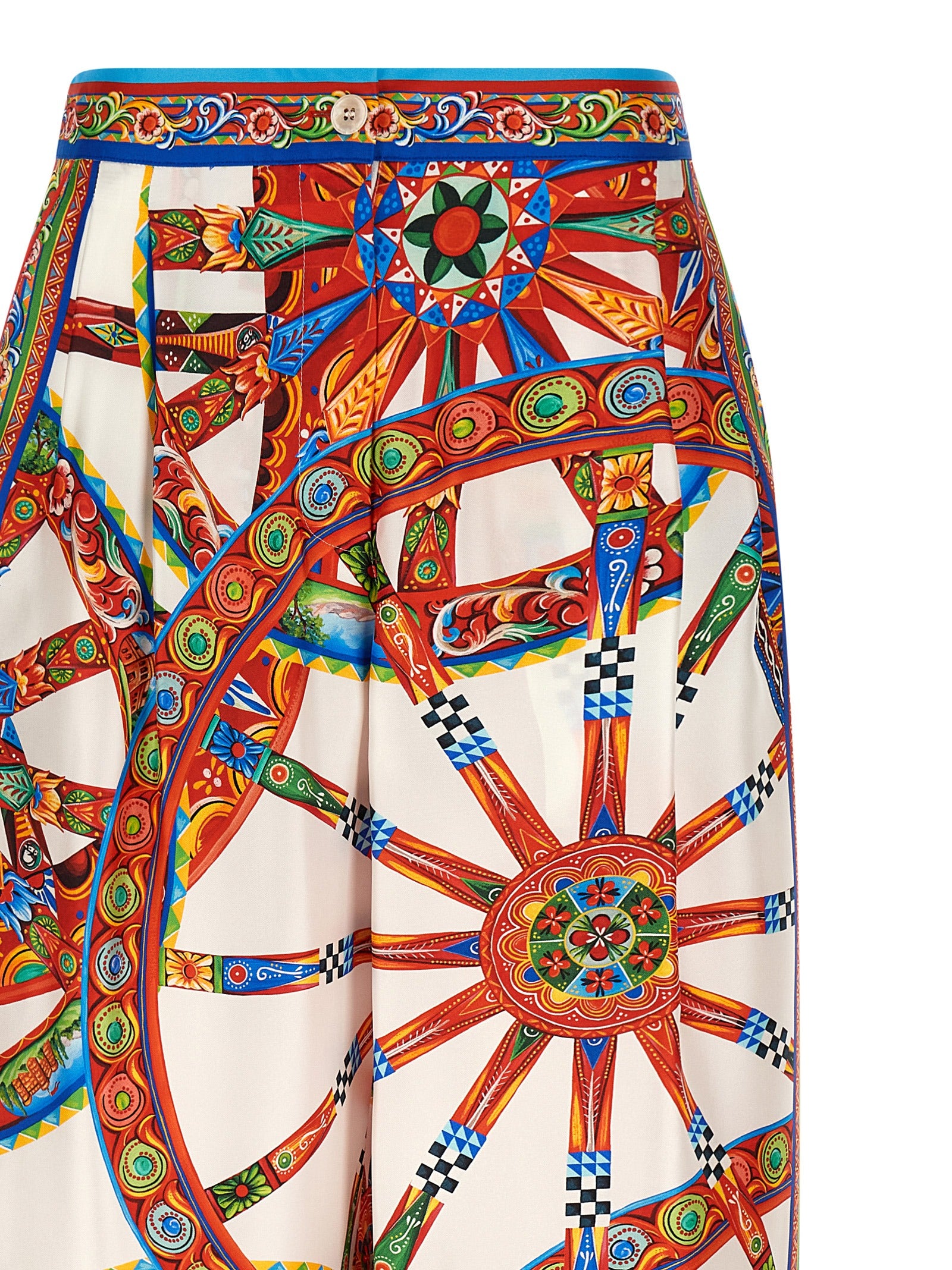 Dolce & Gabbana Silk Casual Pants - Embrace Luxury and Elegance