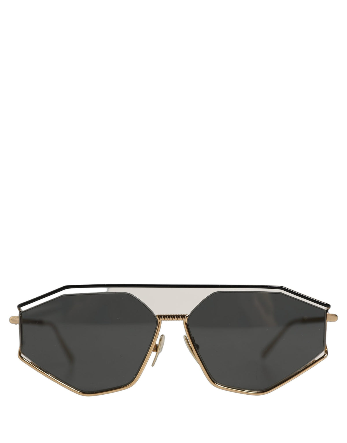 Dolce & Gabbana Gold Metal Frame Sunglasses - Timeless Elegance