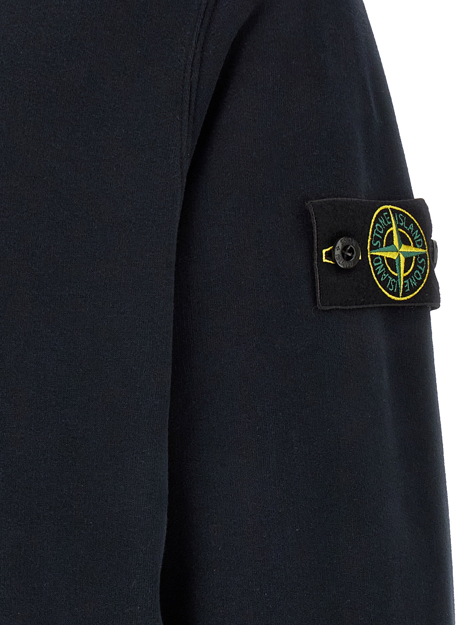 Stone Island Blue Cotton Sweatshirt - Elevate Your Luxury Style
