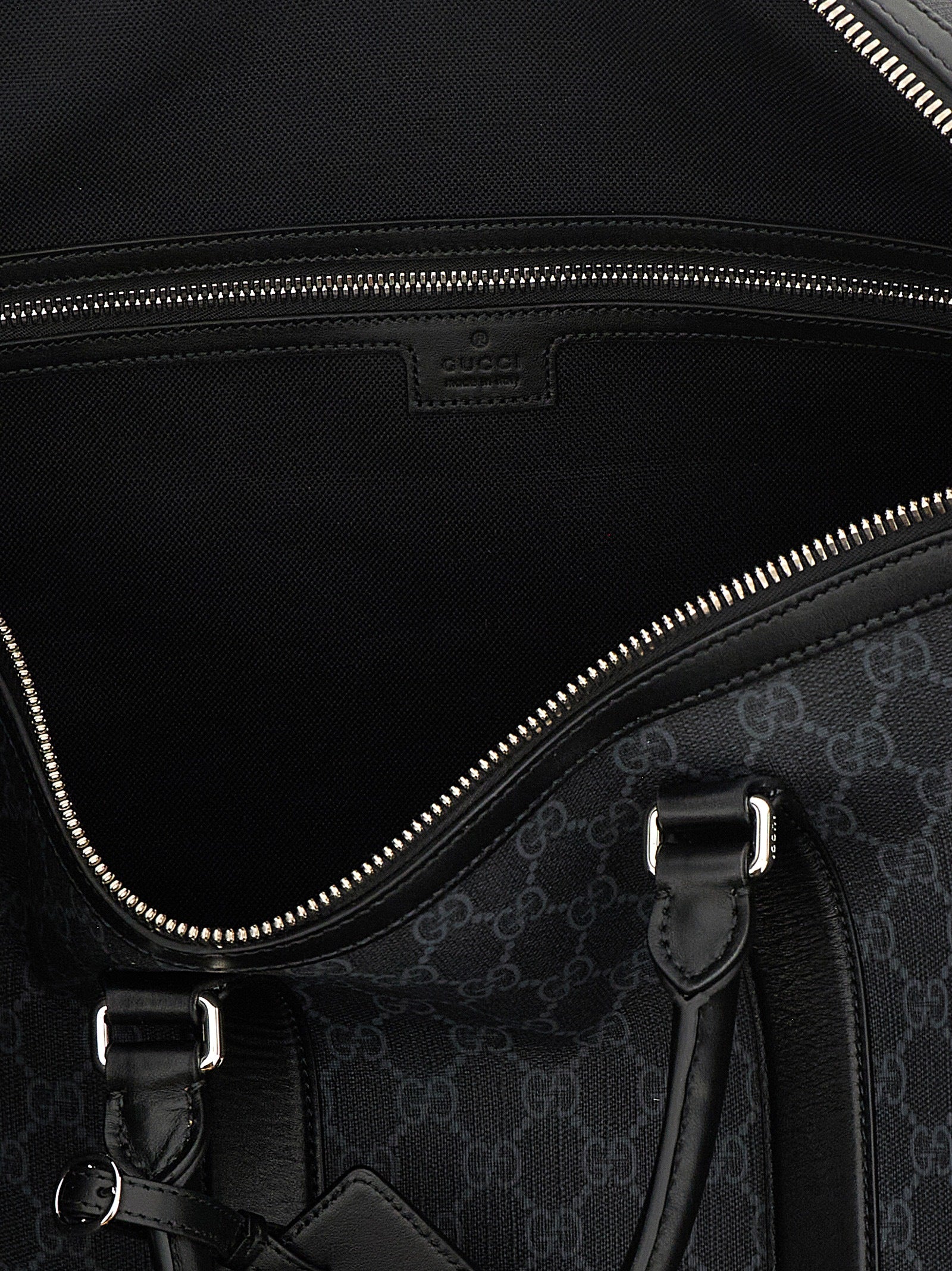 Gucci Black GG Supreme Duffel Bag - Luxury Travel Redefined