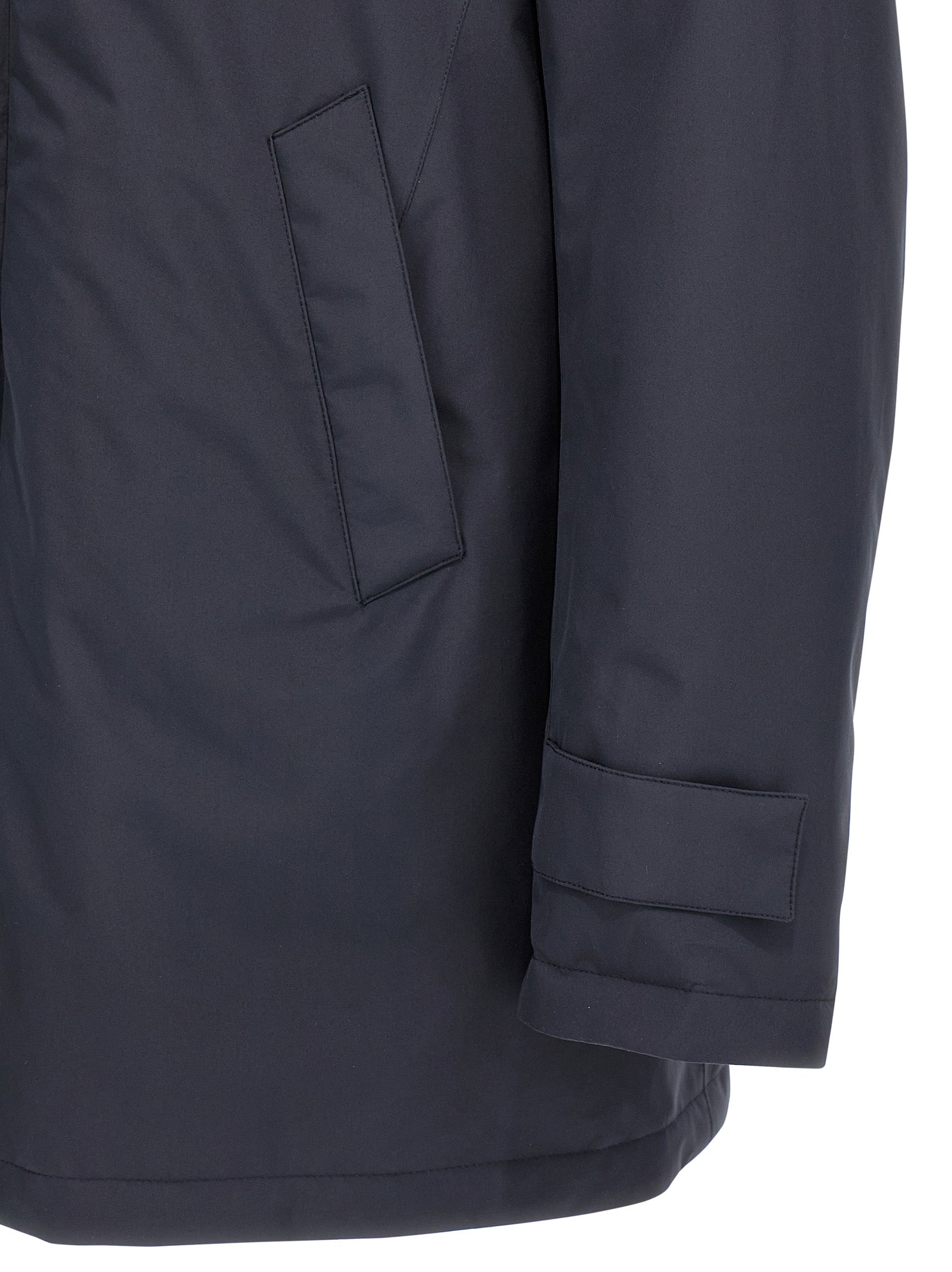 Herno Blue Polyester Parka