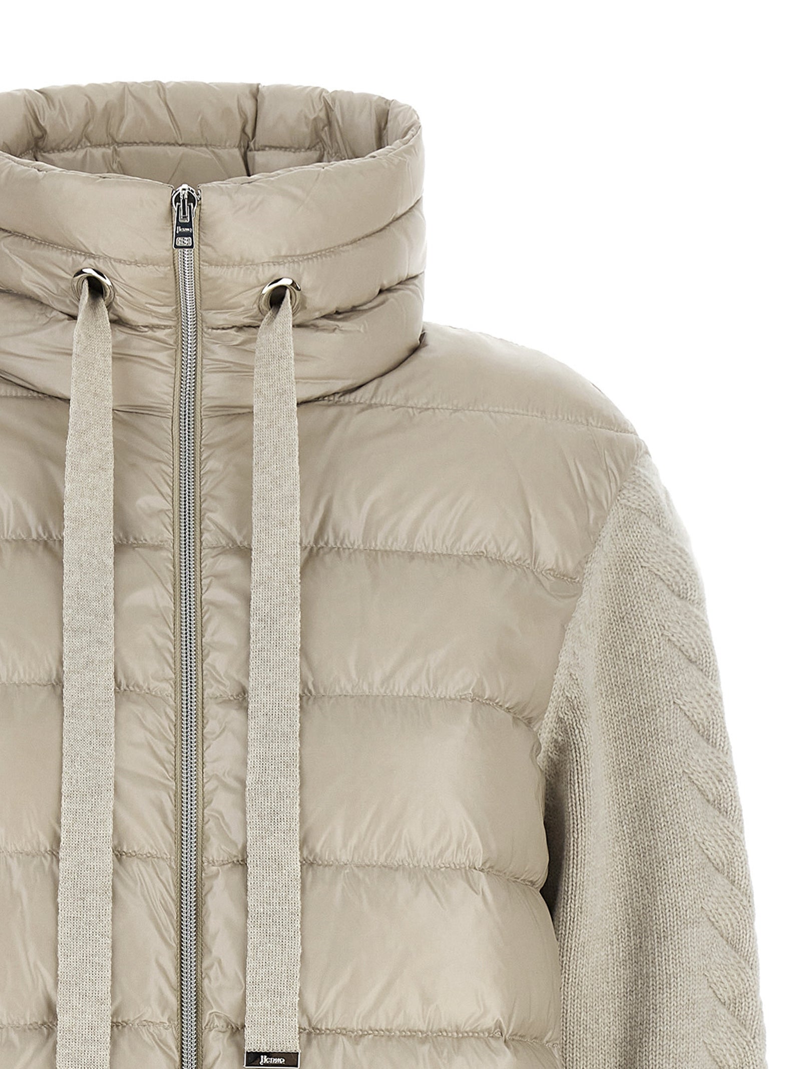 Herno Beige Full-Length Jacket - Elevate Your Winter Elegance