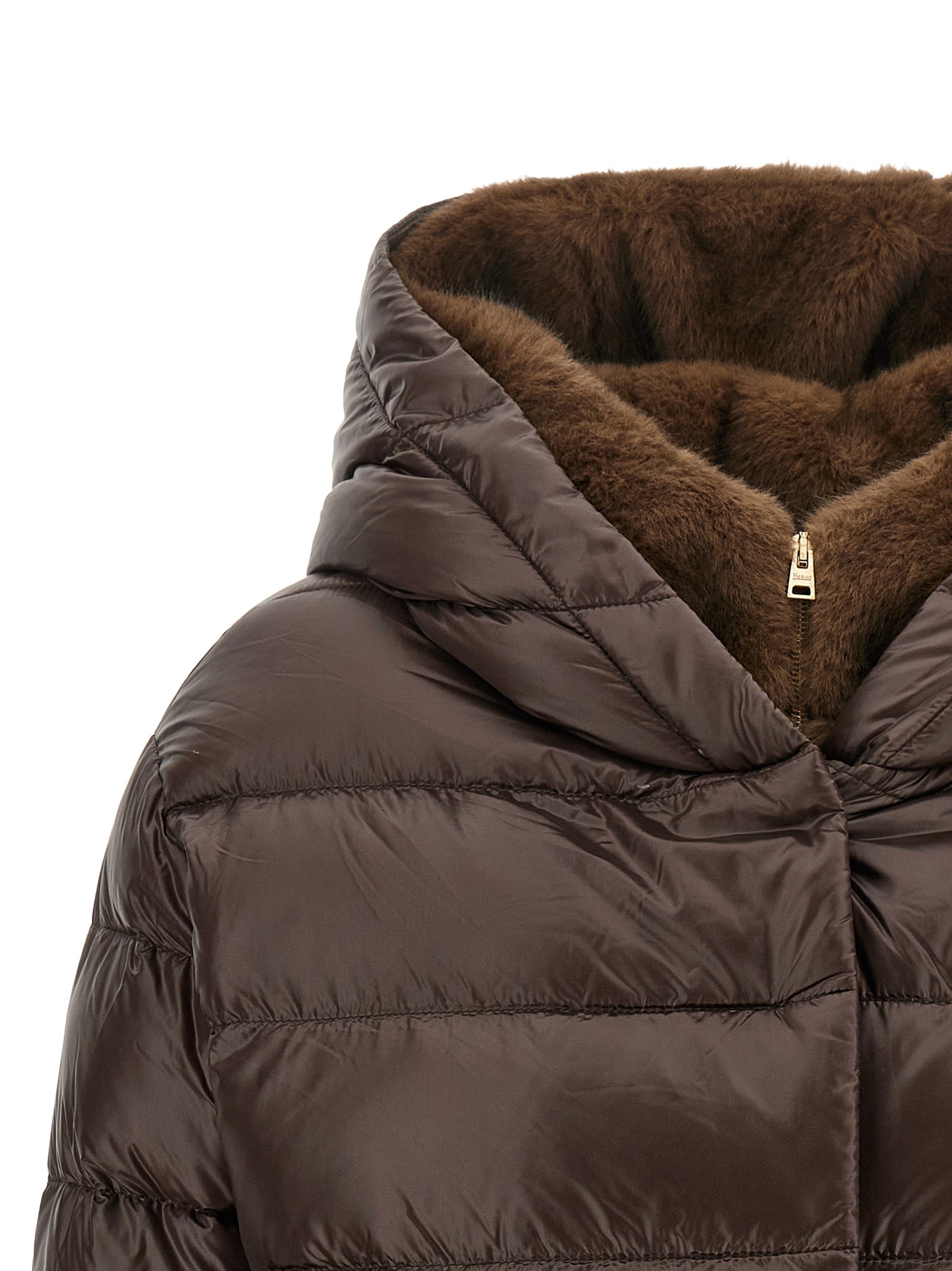 Herno Fusciacca Down Jacket - Luxurious Brown Elegance