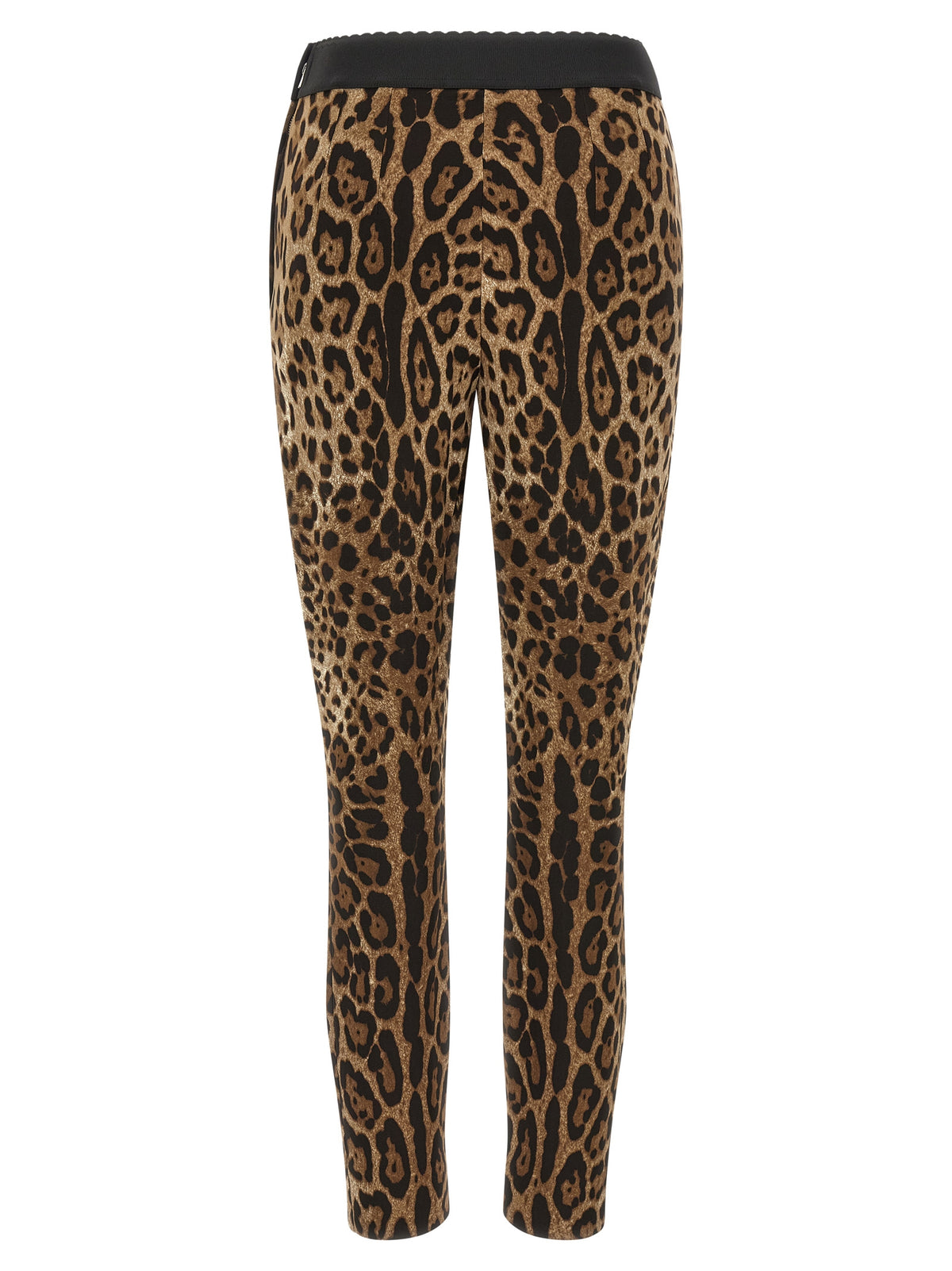 Dolce & Gabbana Brown Viscose Leggings - Luxury Fashion Statement